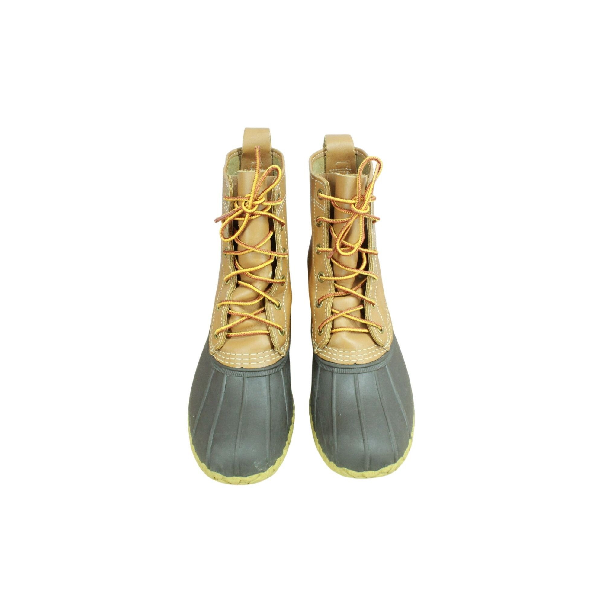 Leather LL Bean Women's Leather 8" Unlined Ankle Duck Boots Size 9 M Size US 9 / IT 39 - 5 Thumbnail