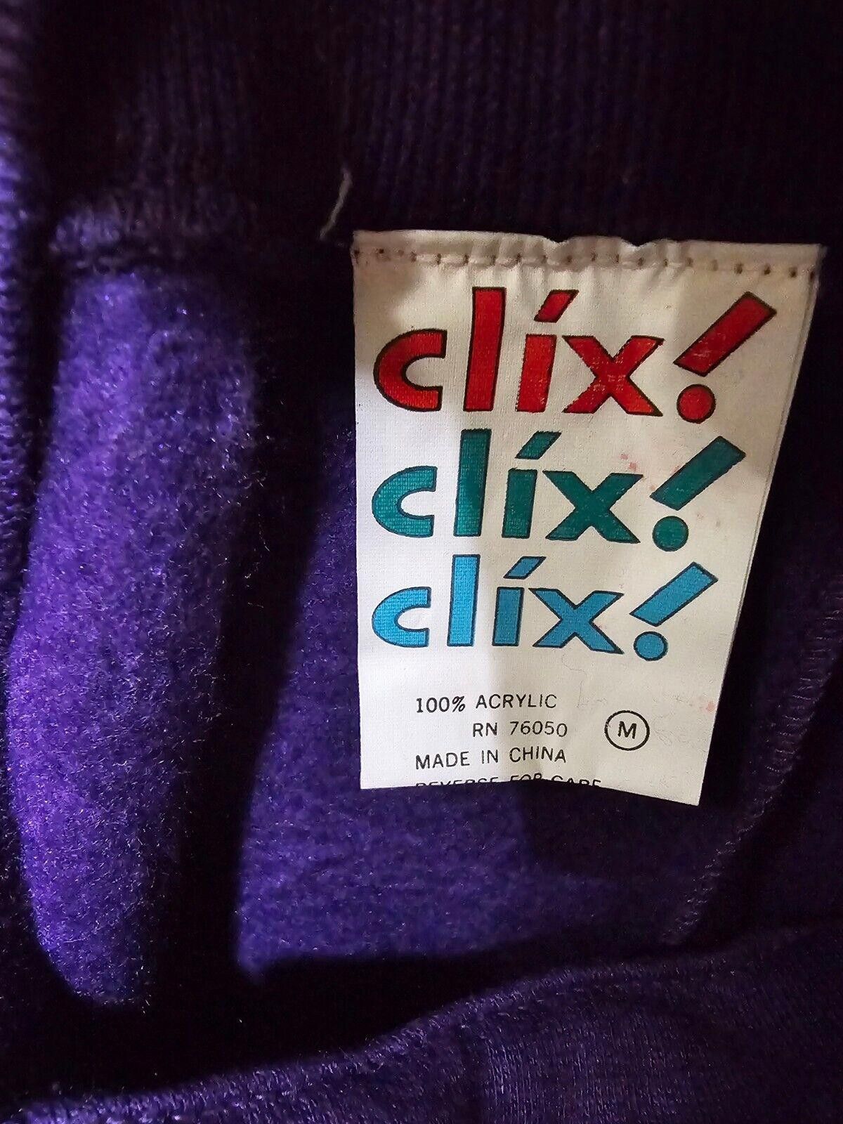 Designer clix! clix! clix! sweatpants Purple Medium Size US 32 / EU 48 - 6 Thumbnail