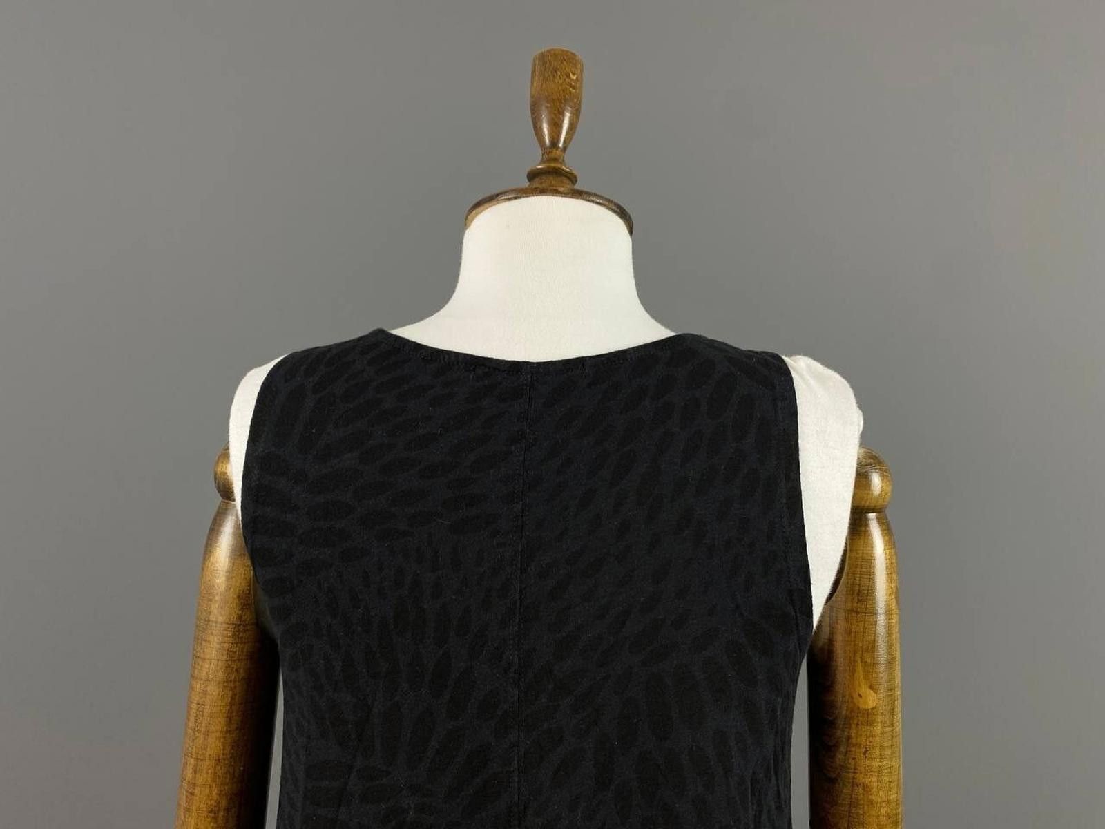 Designer Gudrun Sjoden Black Relaxed Tunic Blouson Dress Size S Size S / US 4 / IT 40 - 7 Thumbnail