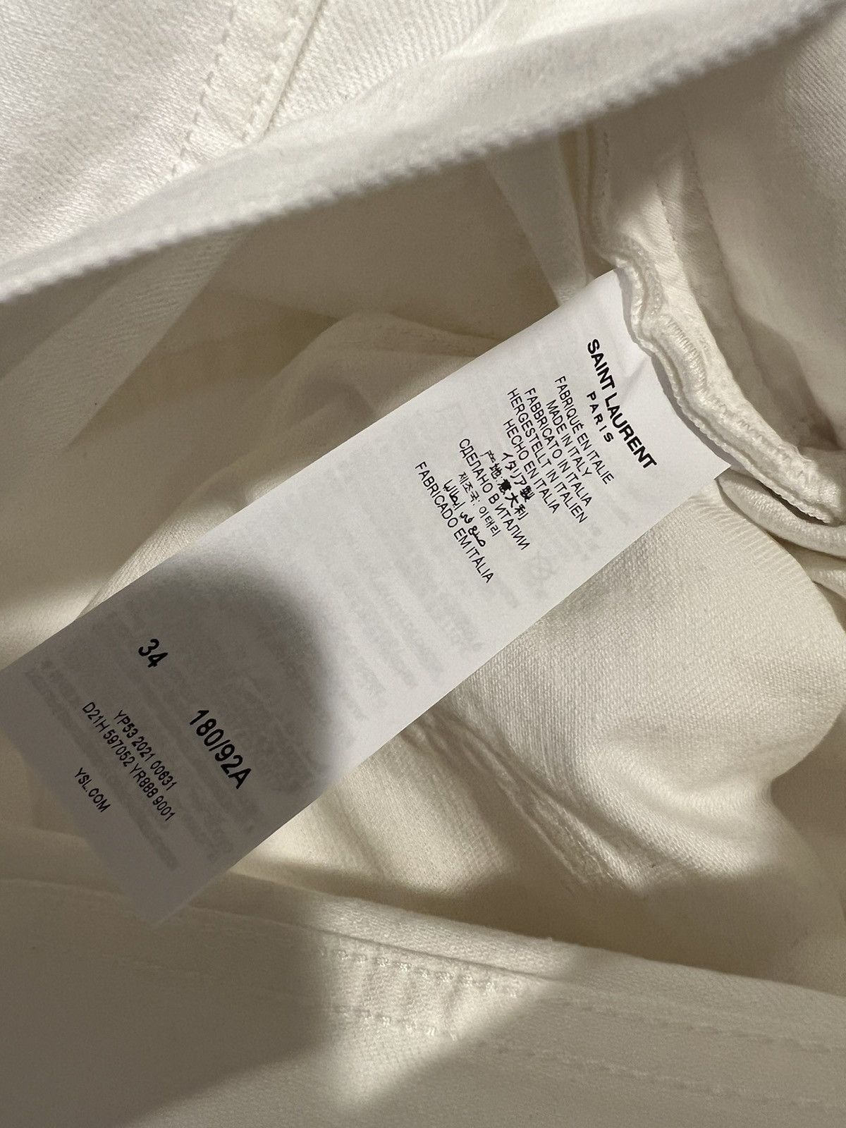 Saint Laurent Paris Saint Laurent men’s denim pants. 50/34. $1290 Size US 34 / EU 50 - 8 Thumbnail
