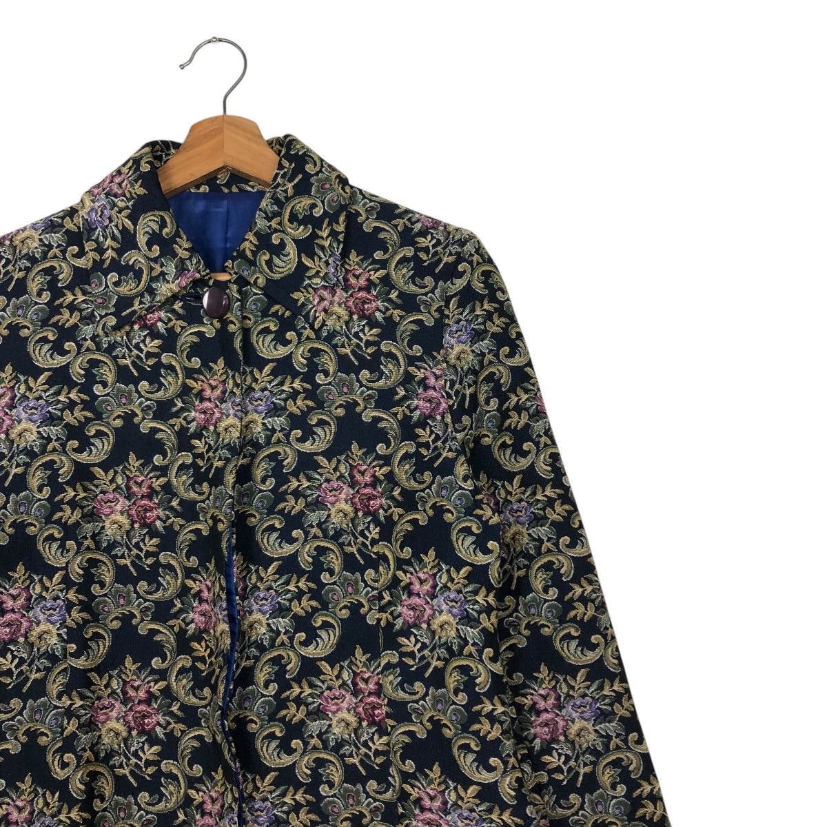 Designer × Japanese Brand × Vintage 📌Vtg Long Jacket Floral Quilted Atsuki Onishi Issey Miyake Size US M / EU 48-50 / 2 - 8 Thumbnail