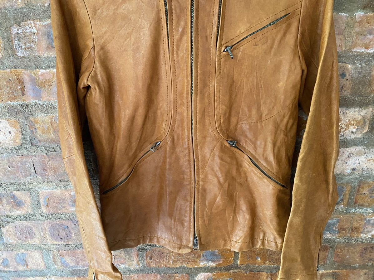 TALKING ABOUT THE ABSTRACTION 🔥🔥🔥TATA Multi Zipper lamb Leather Jacket Size US M / EU 48-50 / 2 - 4 Thumbnail