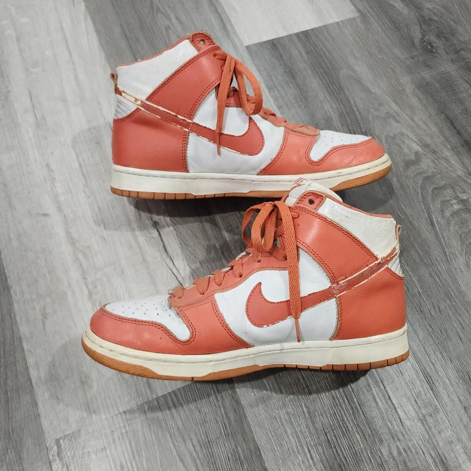 Nike Vintage 1999 Nike Dunk High Syracuse Orange White Mens 10 Size US 10 / EU 43 - 2 Thumbnail