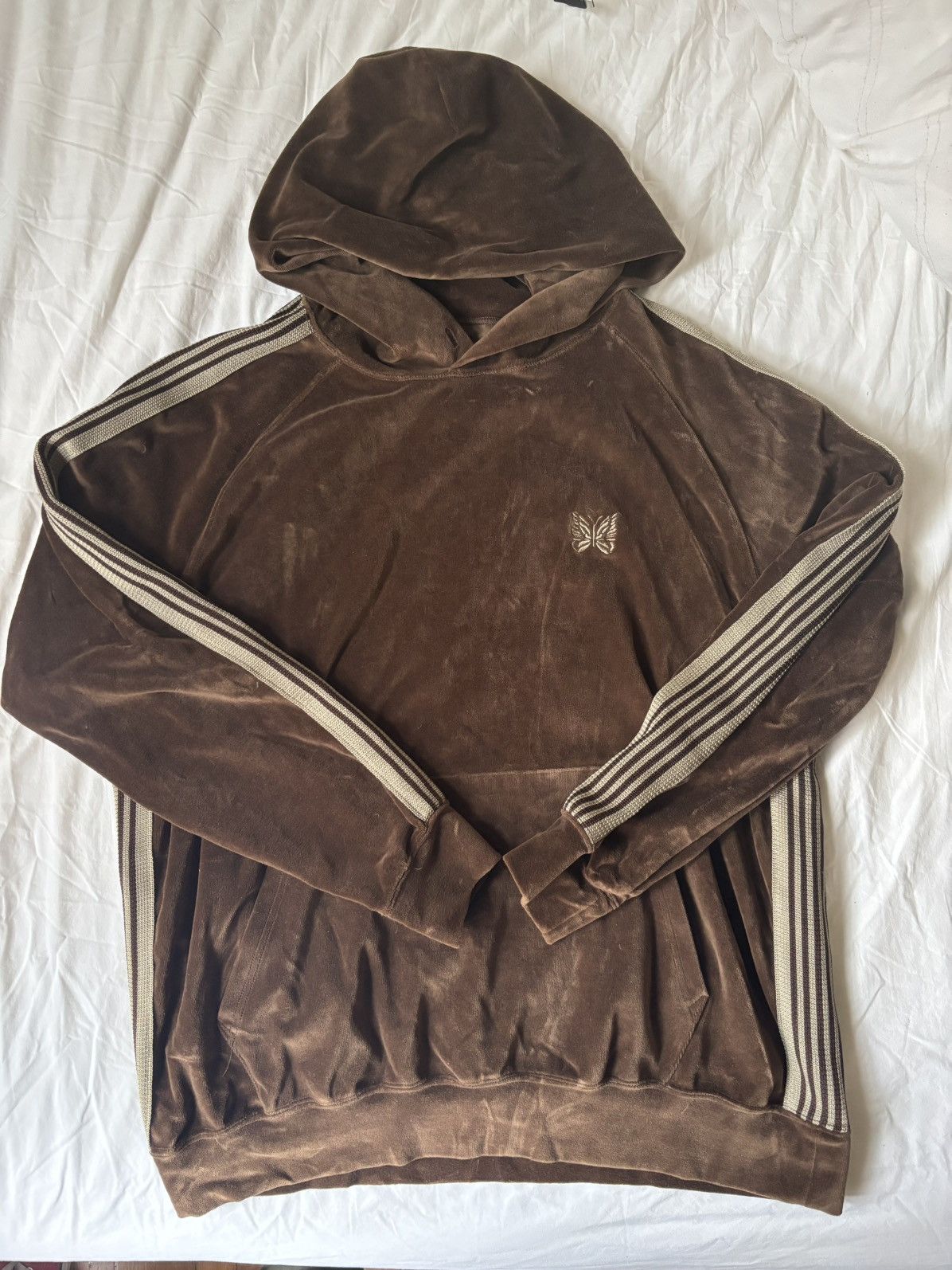 Needles Needles Velour Track Hoodie Size US XL / EU 56 / 4 - 1 Thumbnail