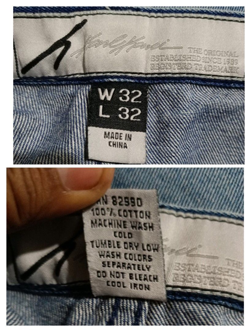 Karl Kani Y2K Karl Kani Baggy Light Wash Jeans (W32 L42) Size US 32 / EU 48 - 9 Thumbnail