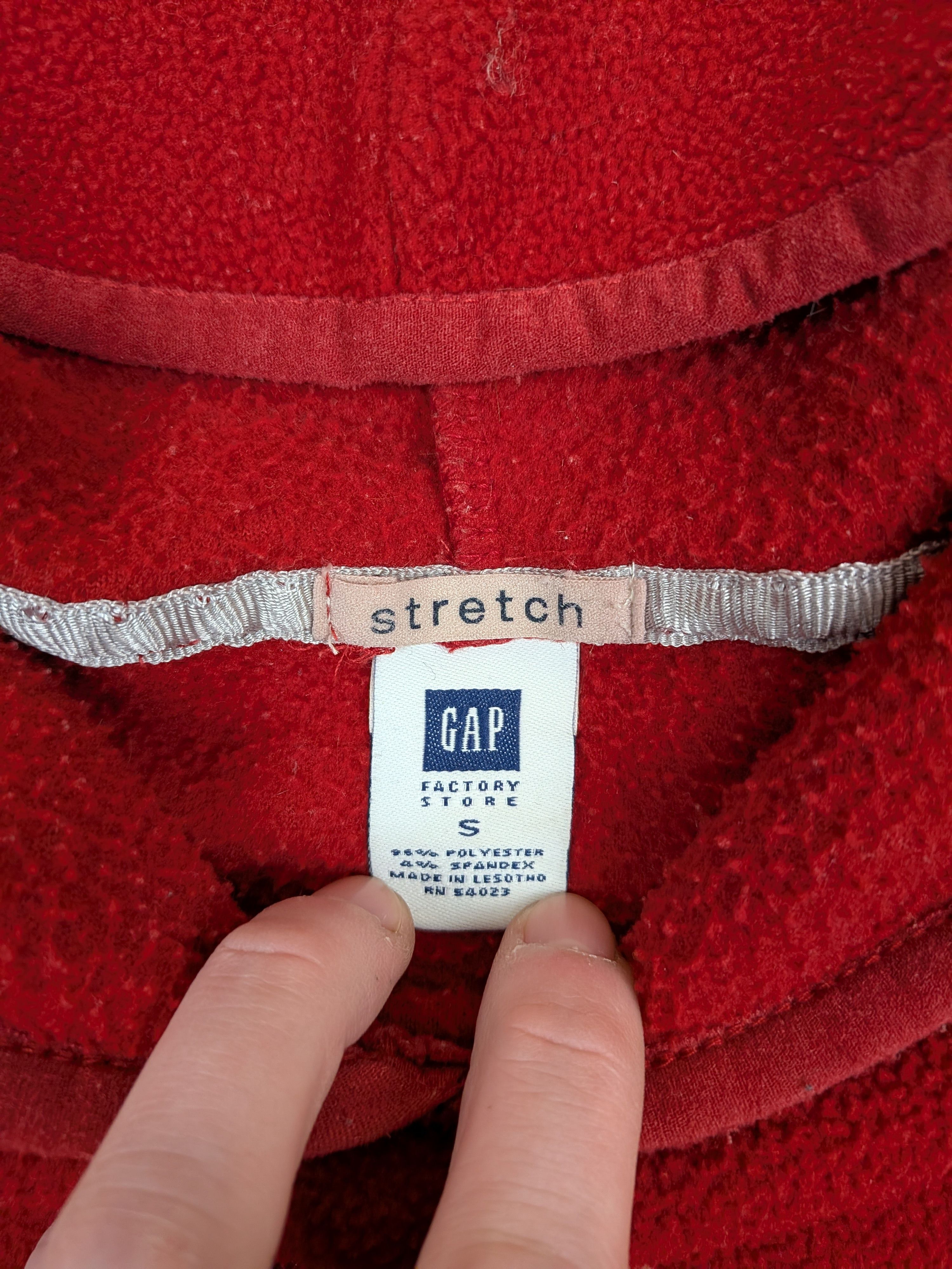 Gap GAP Factory Store Burgundy Fleece Hoodie Embroidered Size S Size S / US 4 / IT 40 - 6 Thumbnail