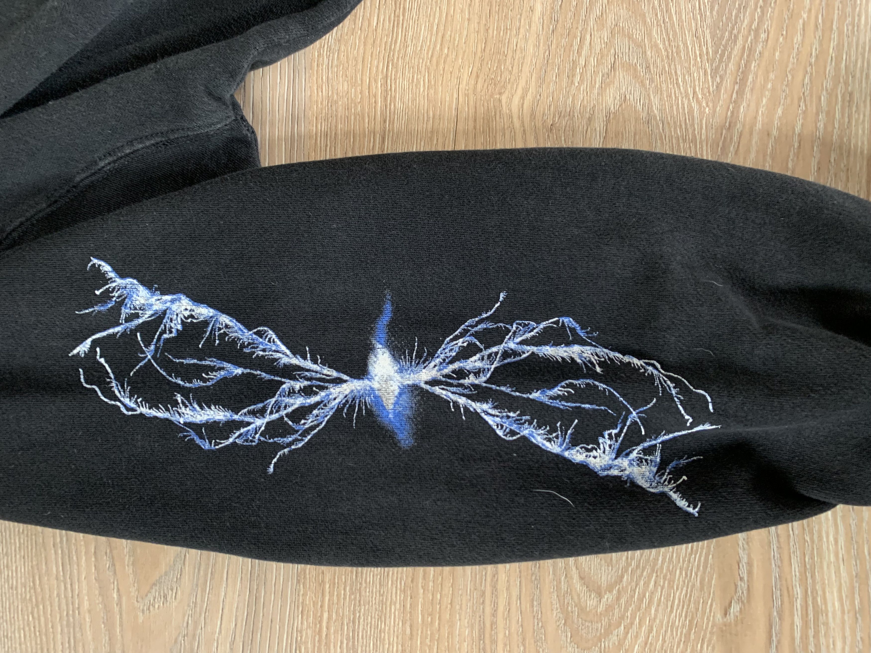 Designer × Vintage Vintage Zip It London Wolf Printed Hoodie Size US XXL / EU 58 / 5 - 5 Thumbnail