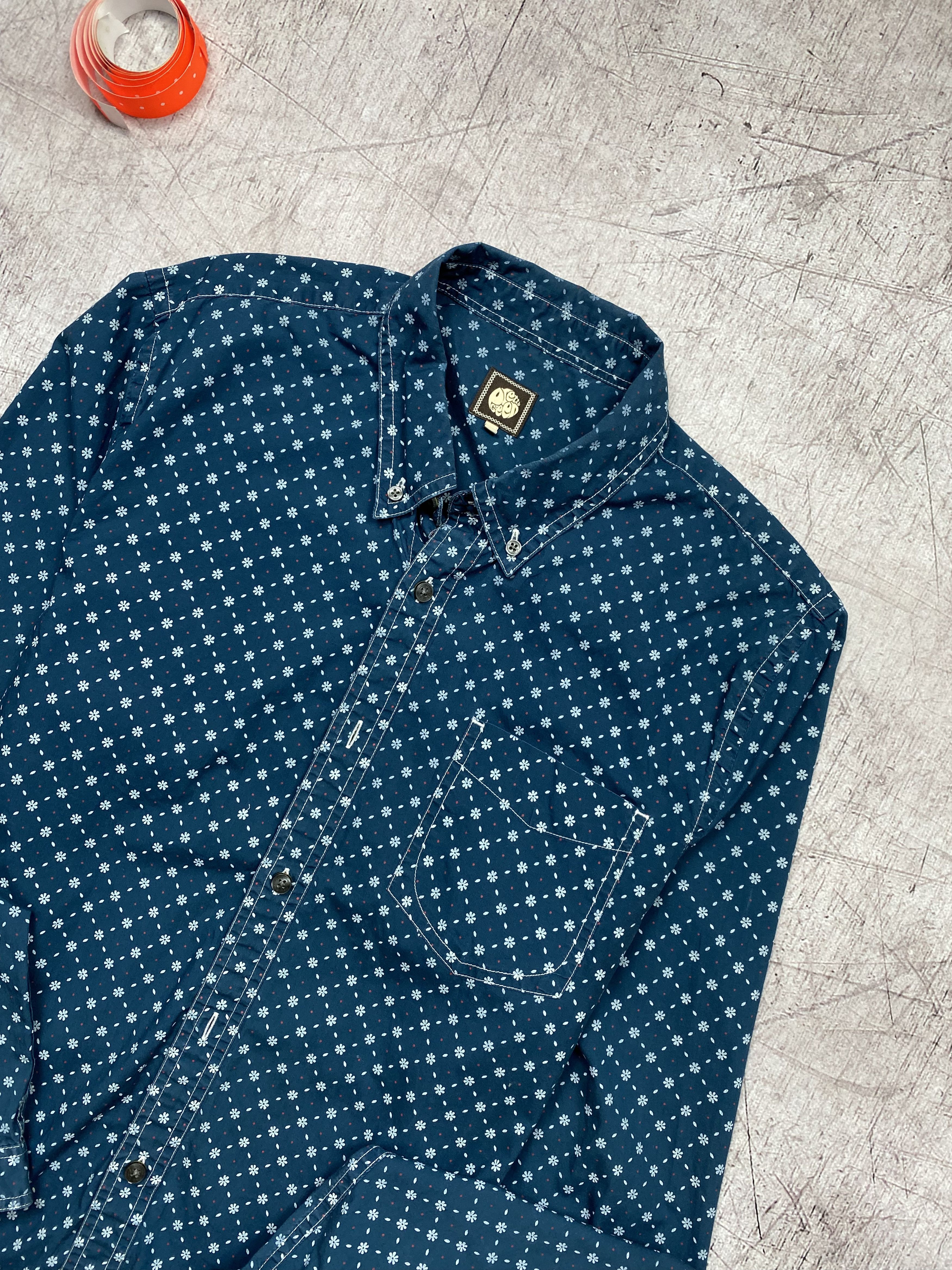 Pretty Green × Vintage Pretty Green Vintage Mens Long Sleeve Shirt Size US M / EU 48-50 / 2 - 2 Thumbnail