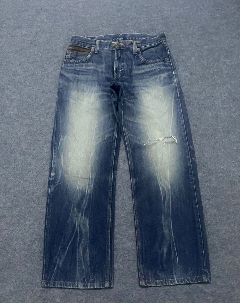 Edwin 💥Vintage Edwin Exclusive Vintage Distressed Denim Size US 33 - 1 Thumbnail