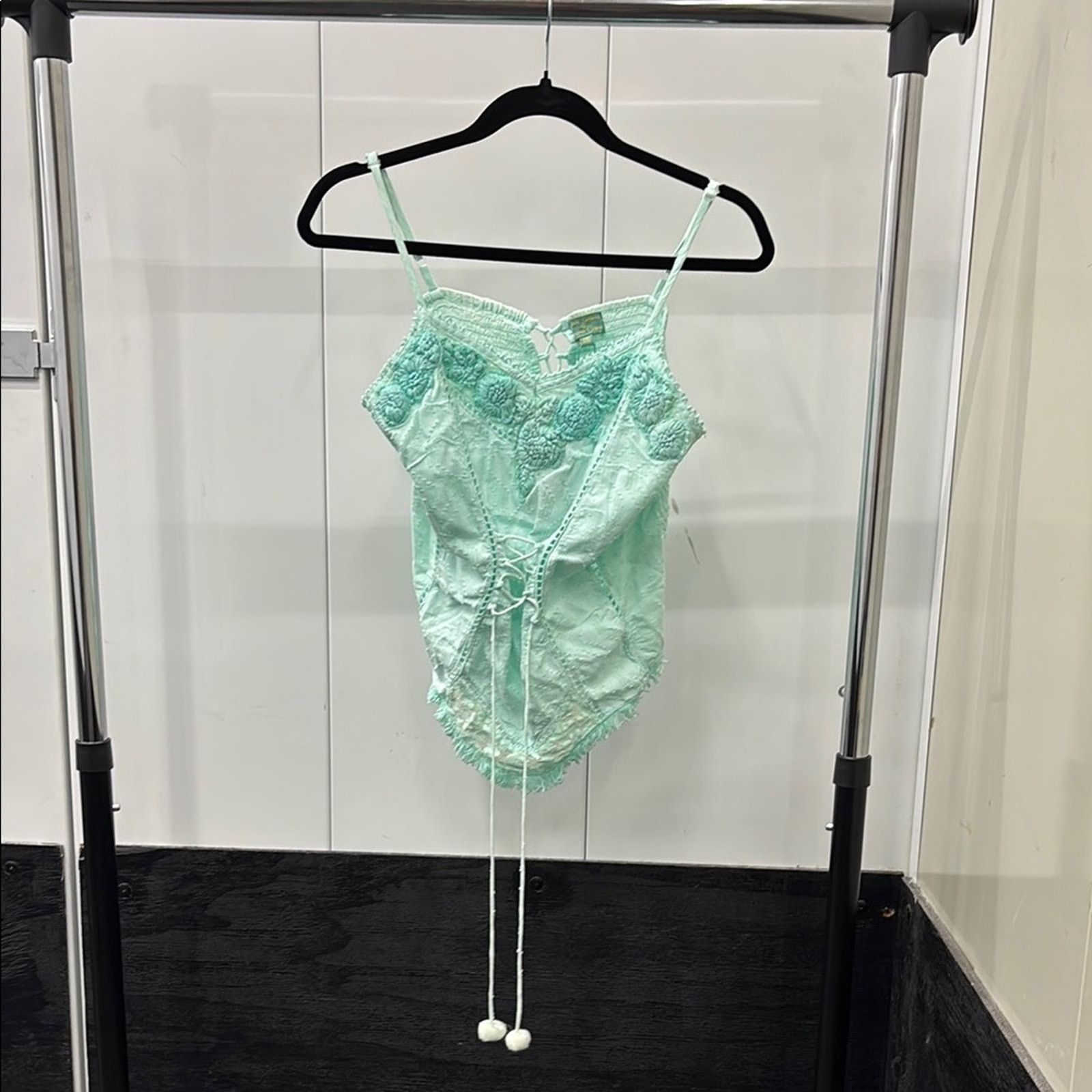 Other NWT Antica Sartoria Elegant Lace Trim Women’s Top One Size Size ONE SIZE - 5 Thumbnail