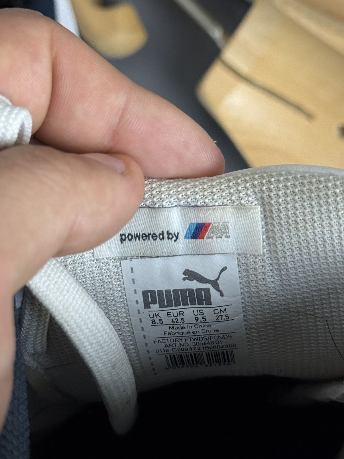 BMW × Puma Mens Vintage Puma BMW sneakers size 42,5 speedcat ms drift Size US 9.5 / EU 42-43 - 14 Thumbnail