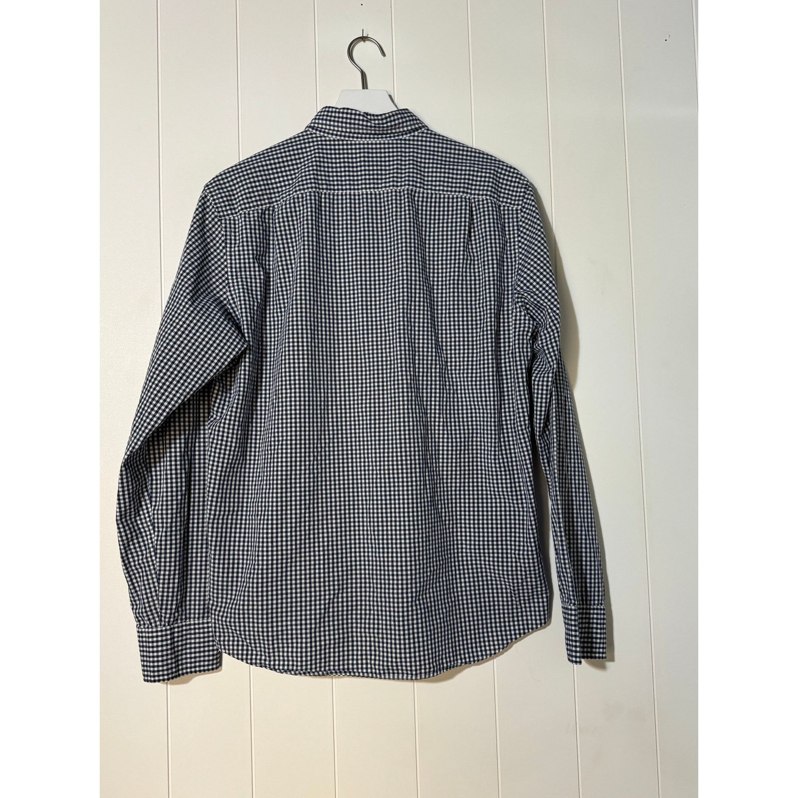 J.Crew J. CREW Slim Gingham Checkered Blue White Large Size US L / EU 52-54 / 3 - 3 Thumbnail