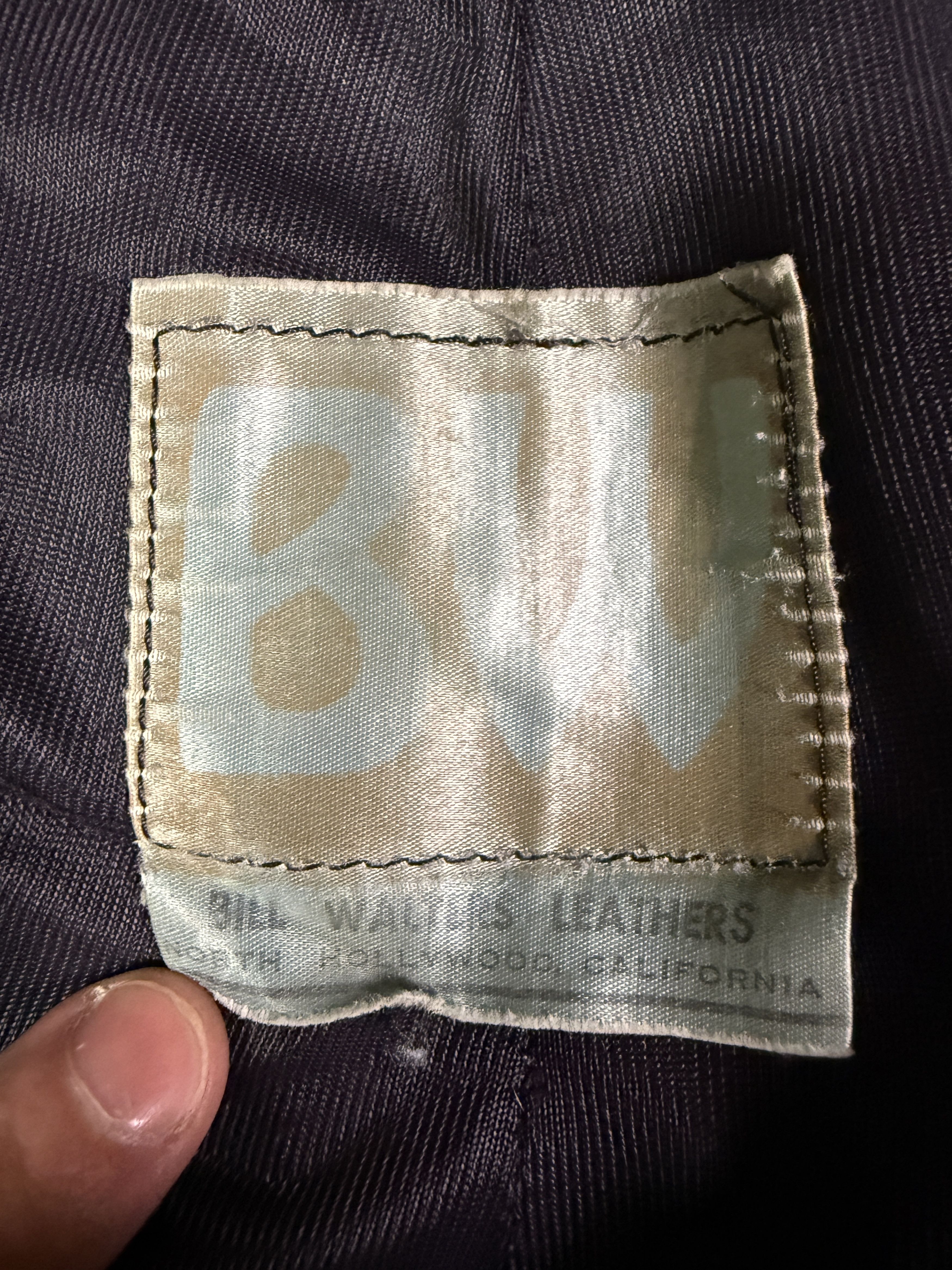 Vintage Vintage Bill Walters Leather Motorcycle Pants Size US 28 / EU 44 - 4 Thumbnail