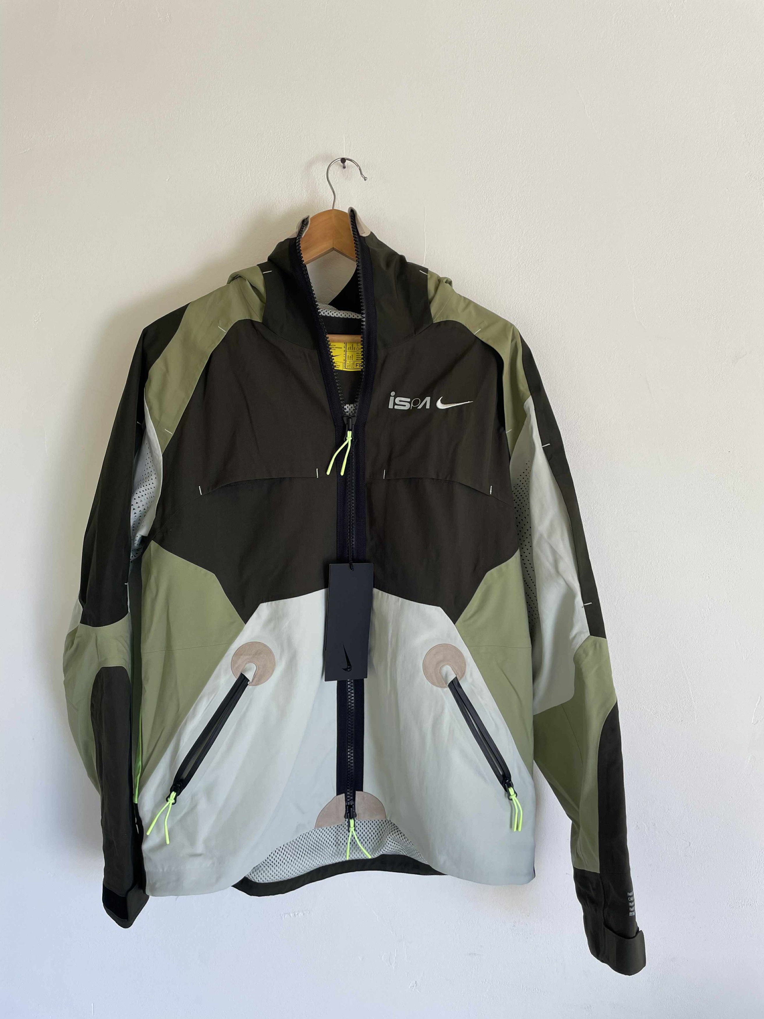 Nike Nike Ispa Jacket NRG Sequoia S Waterproof hiking Size US S / EU 44-46 / 1 - 1 Thumbnail