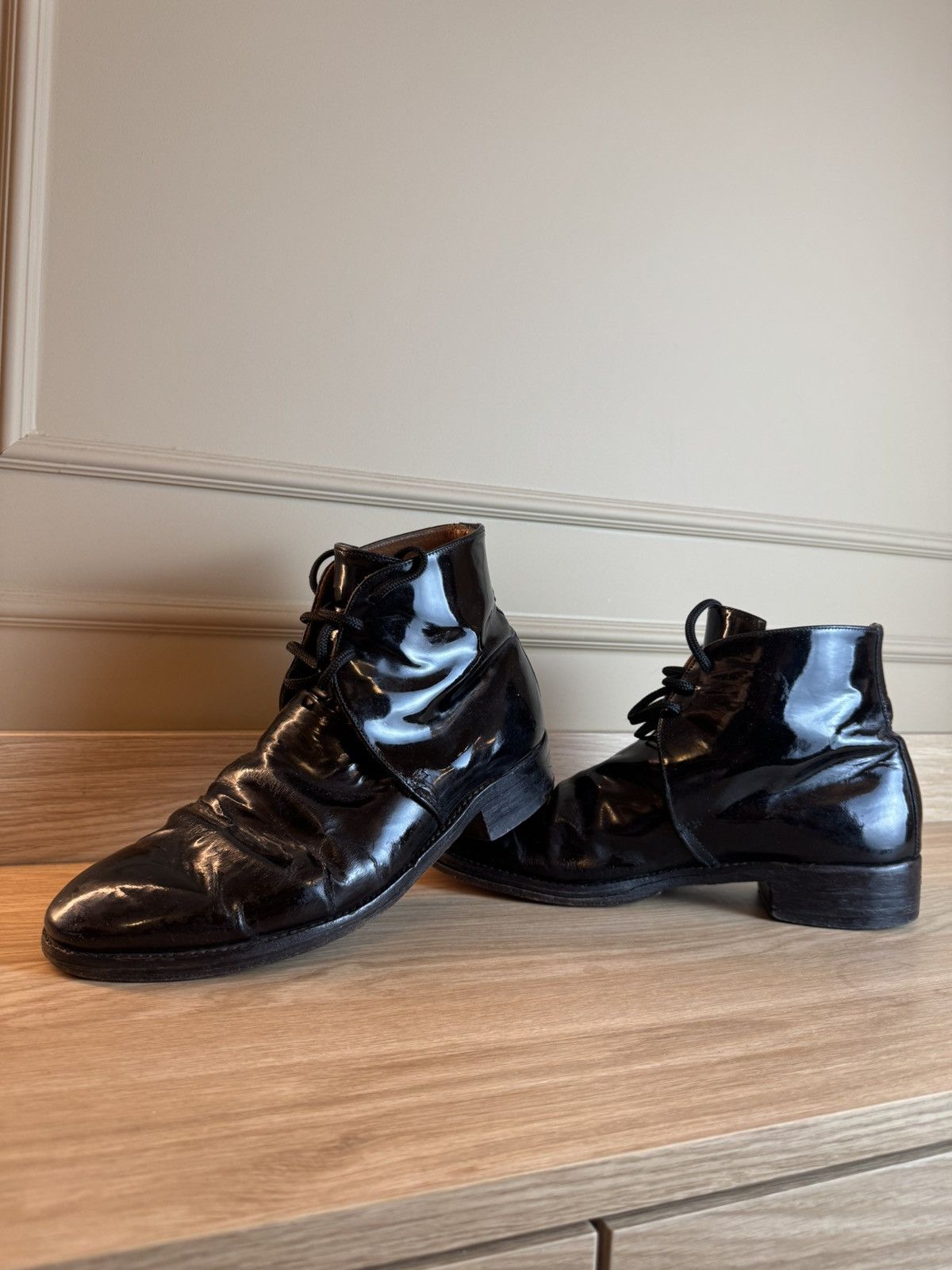 Vintage Vintage Chelsea Leather Avant Garde Boots Size US 11.5 / EU 44-45 - 5 Thumbnail