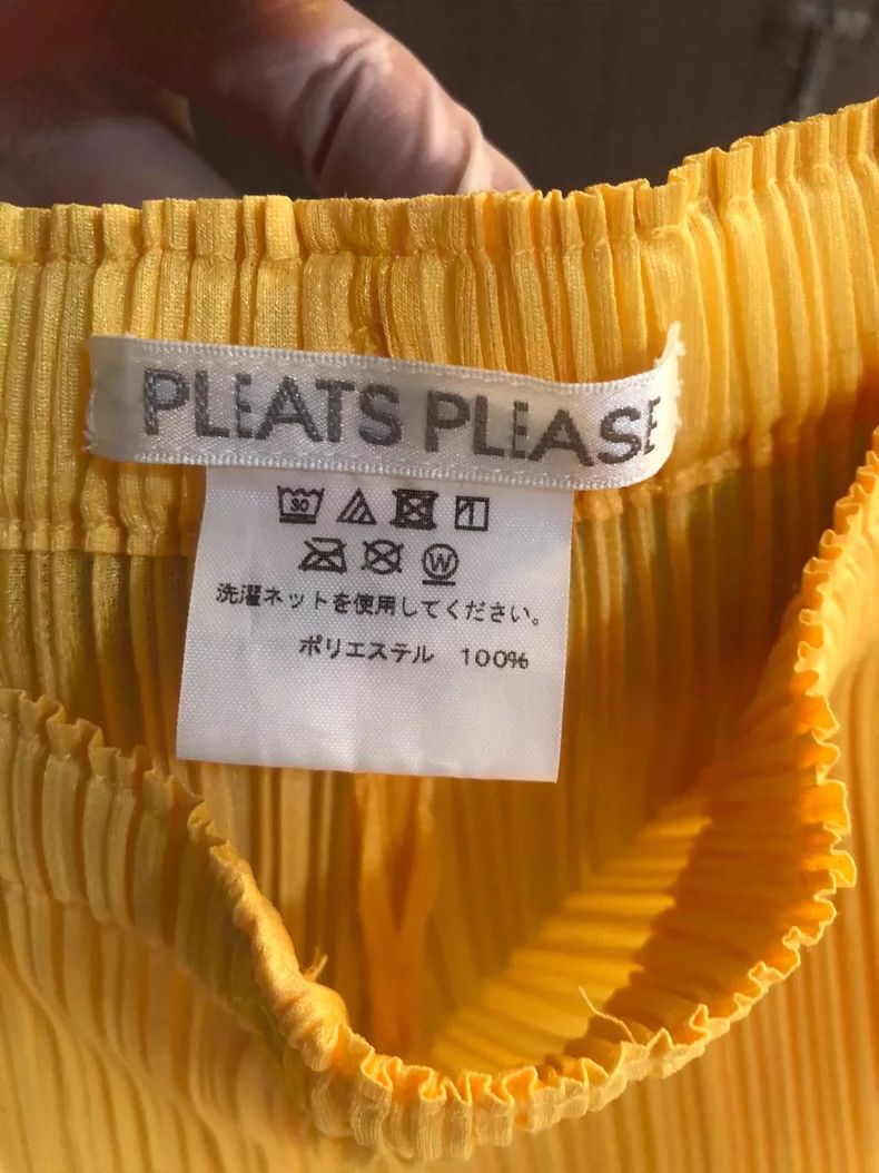 Issey Miyake Issey Miyake size:5 Yellow pleated pants Size 42" / US 20 - 4 Thumbnail