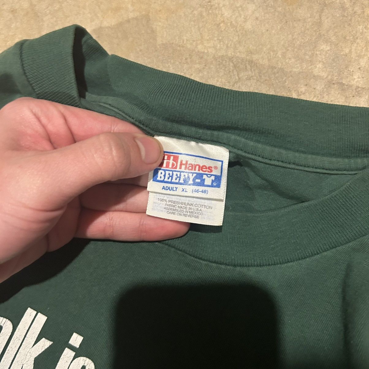 Unsound Rags × Vintage Crazy Vintage 90s Talk Is Cheap Free Speech Isn’t Quote Tee Size US XL / EU 56 / 4 - 4 Thumbnail