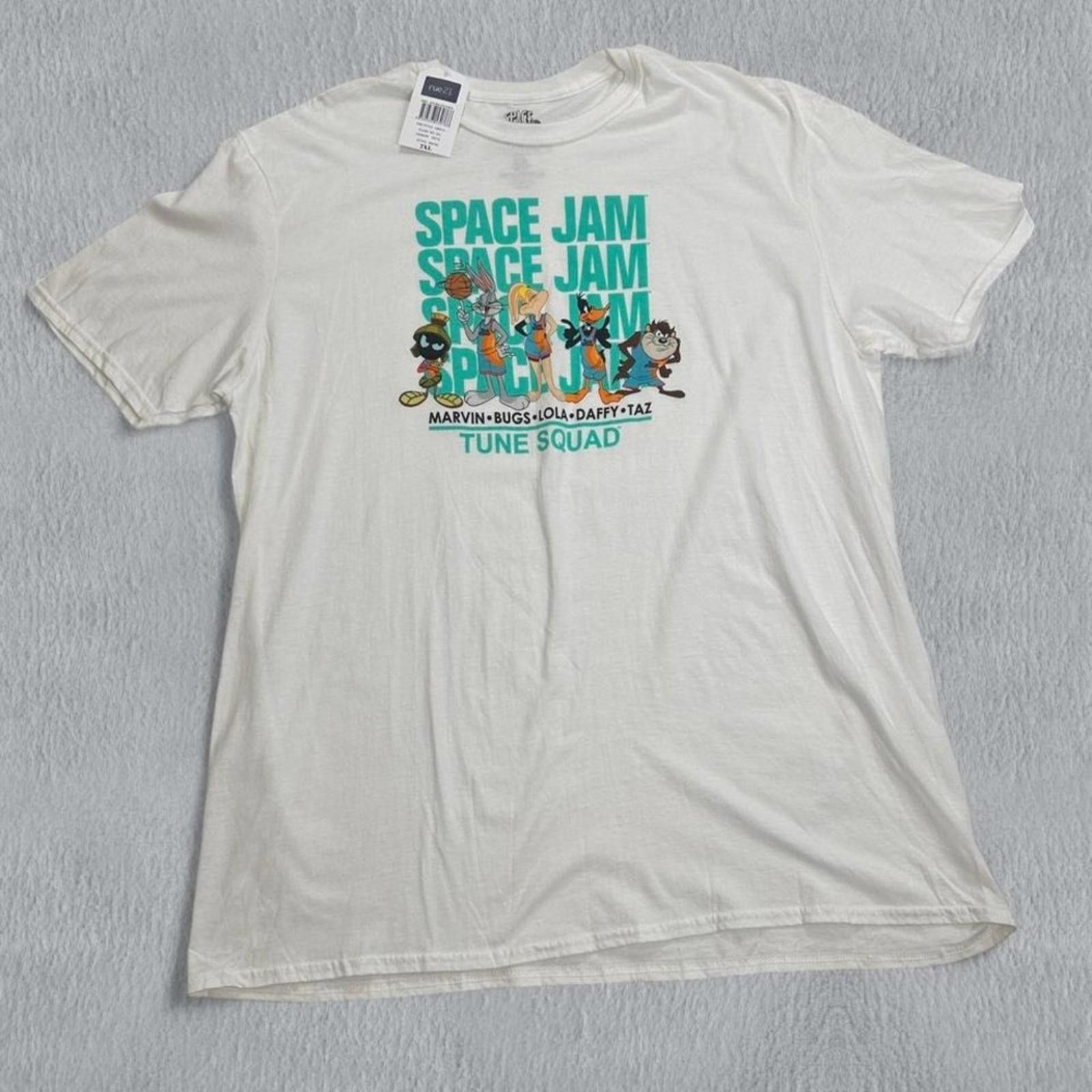 Other NWT Space Jam Shirt Mens 2XL White Looney Tunes Movie Squad Size US XXL / EU 58 / 5 - 1 Thumbnail