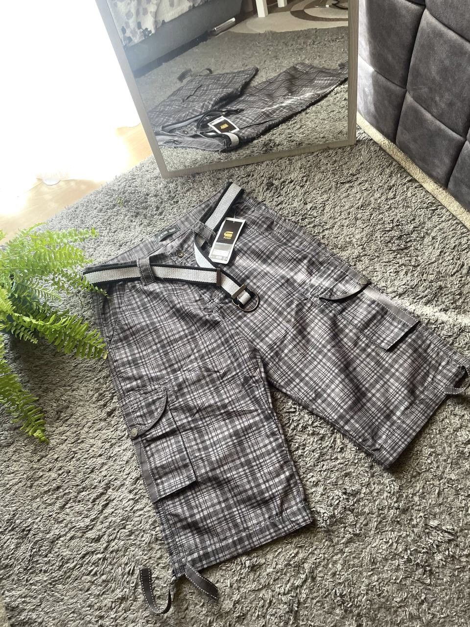 G-Star × Vintage G-Star Raw Shorts Streetwear Vintage Archive Logo Rare Y2k Size US 32 / EU 48 - 2 Thumbnail