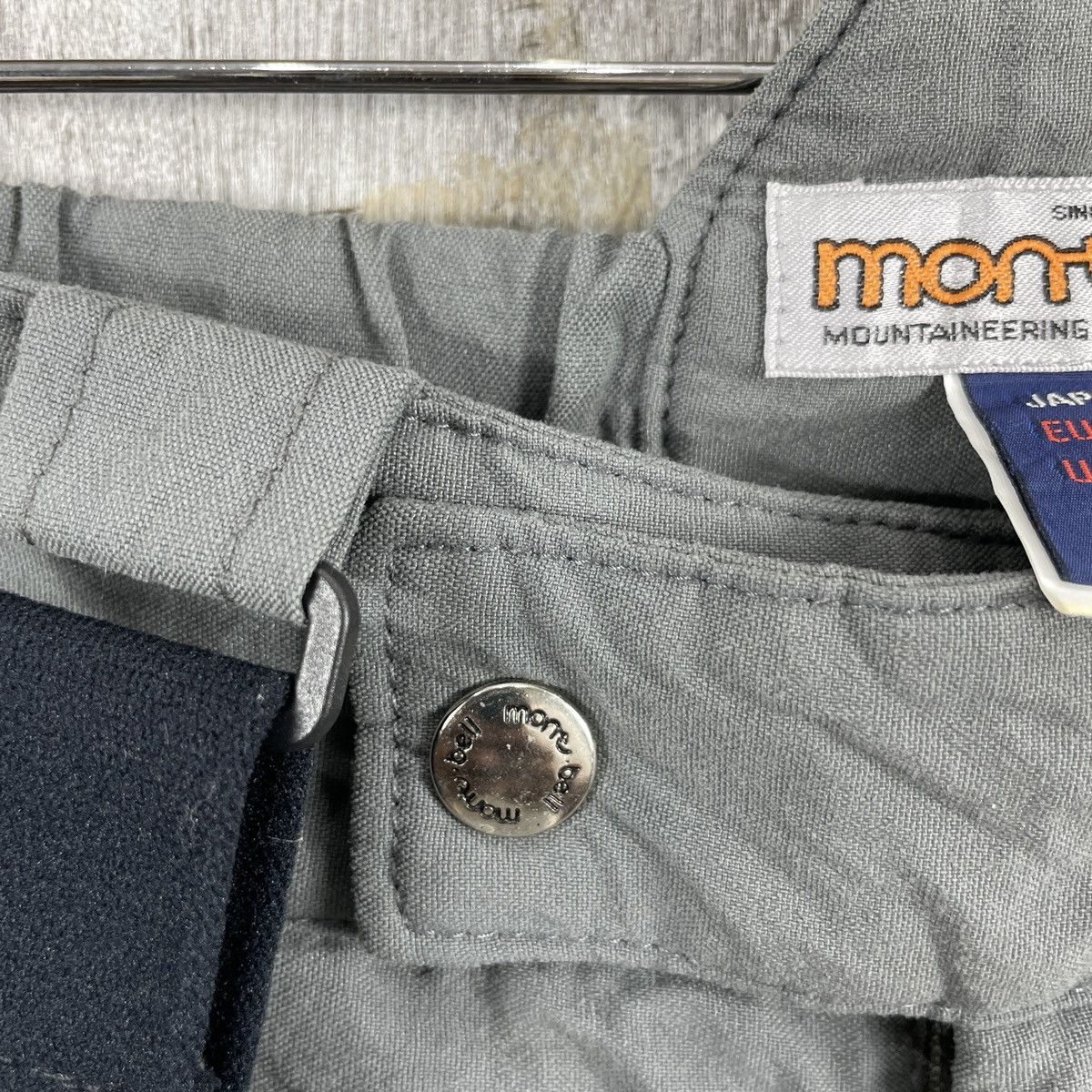 Montbell × Vintage Vintage Montbell Overalls Pants Ski Size 29" - 7 Thumbnail