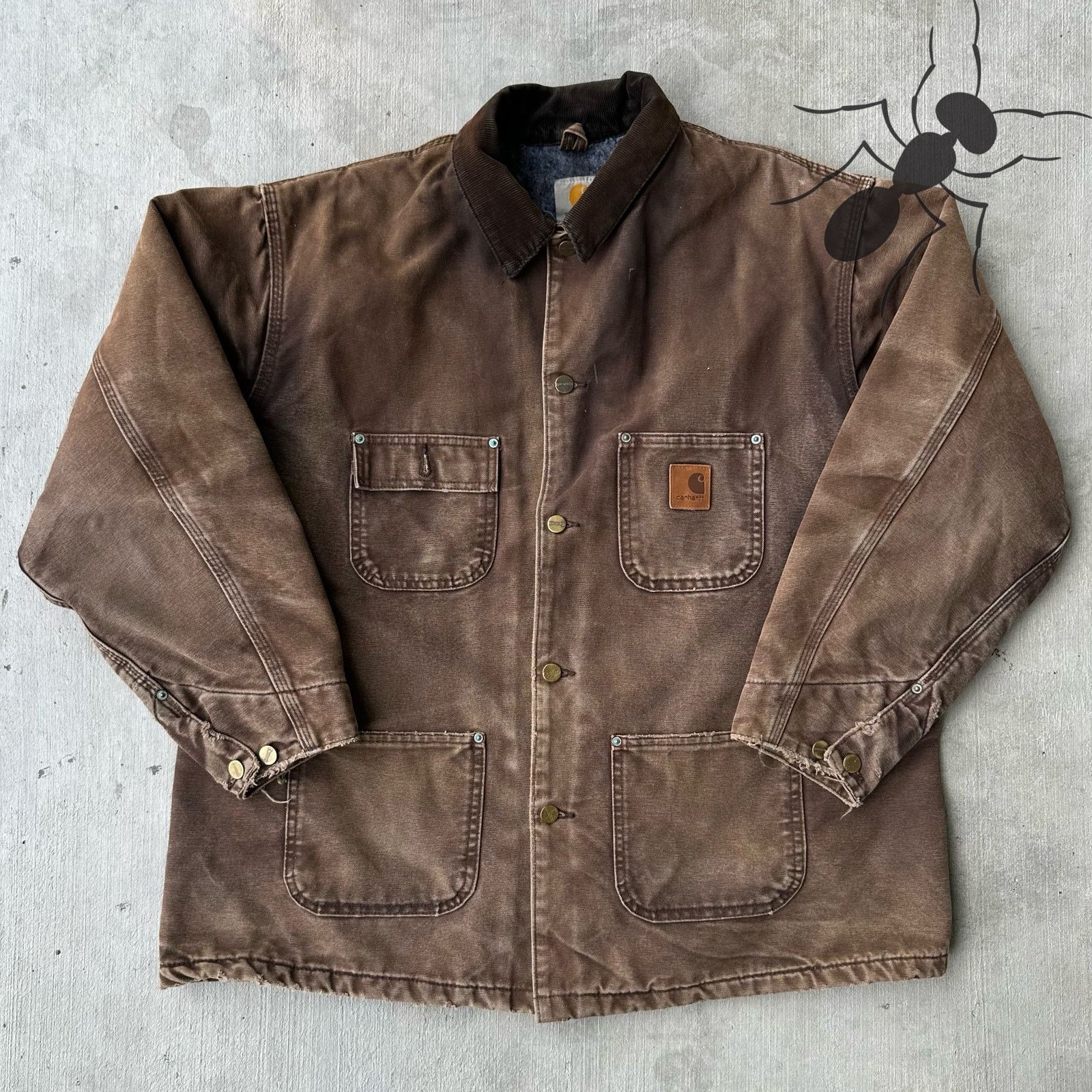 Carhartt × Vintage Vintage Y2K Carhartt C02 DKB brown chore