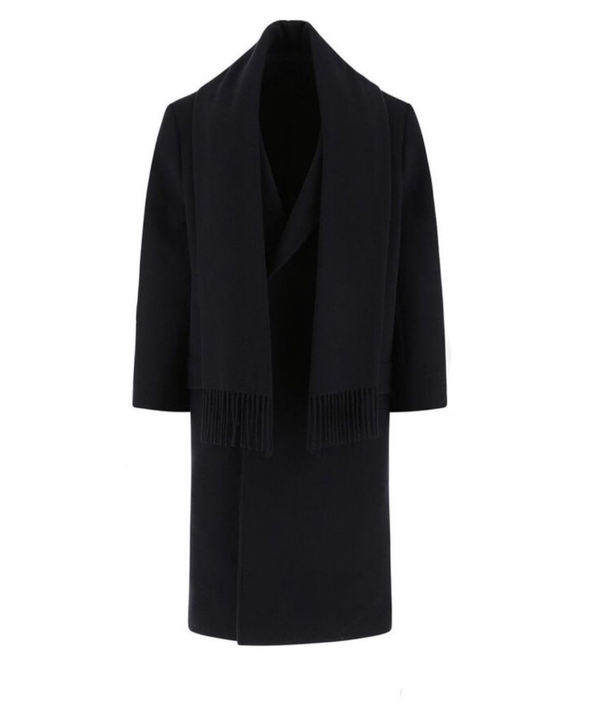 Balenciaga Wool Coat with Scarf Size US M / EU 48-50 / 2 - 1 Thumbnail