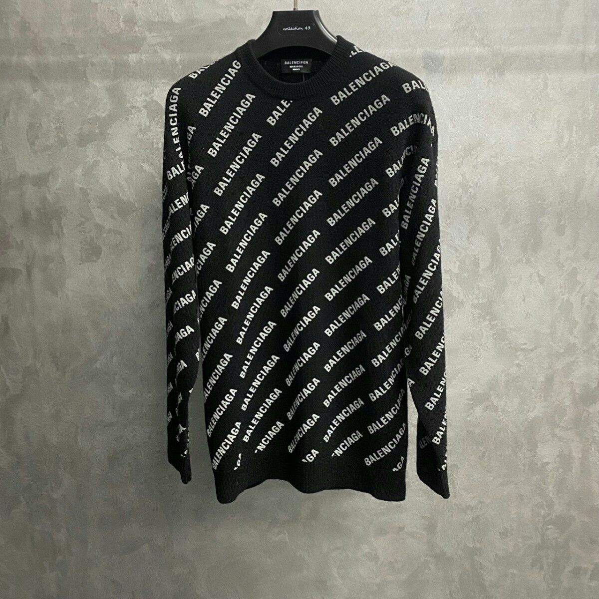 Balenciaga Balenciaga 2023 Logo Print Cashmere Sweater Size US S / EU 44-46 / 1 - 1 Thumbnail