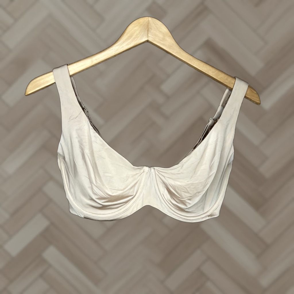 Vintage Cuup Bra 36F The Scoop Beige Unlined Underwire Size ONE SIZE - 1 Thumbnail
