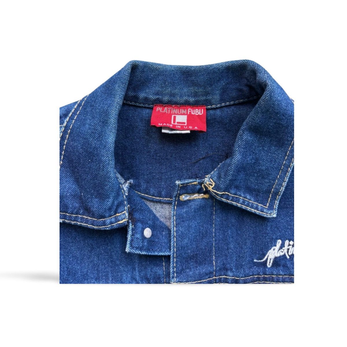 Fubu Vintage Phat Farm 90s Fat Albert Denim Jacket Size L / US 10 / IT 46 - 4 Thumbnail
