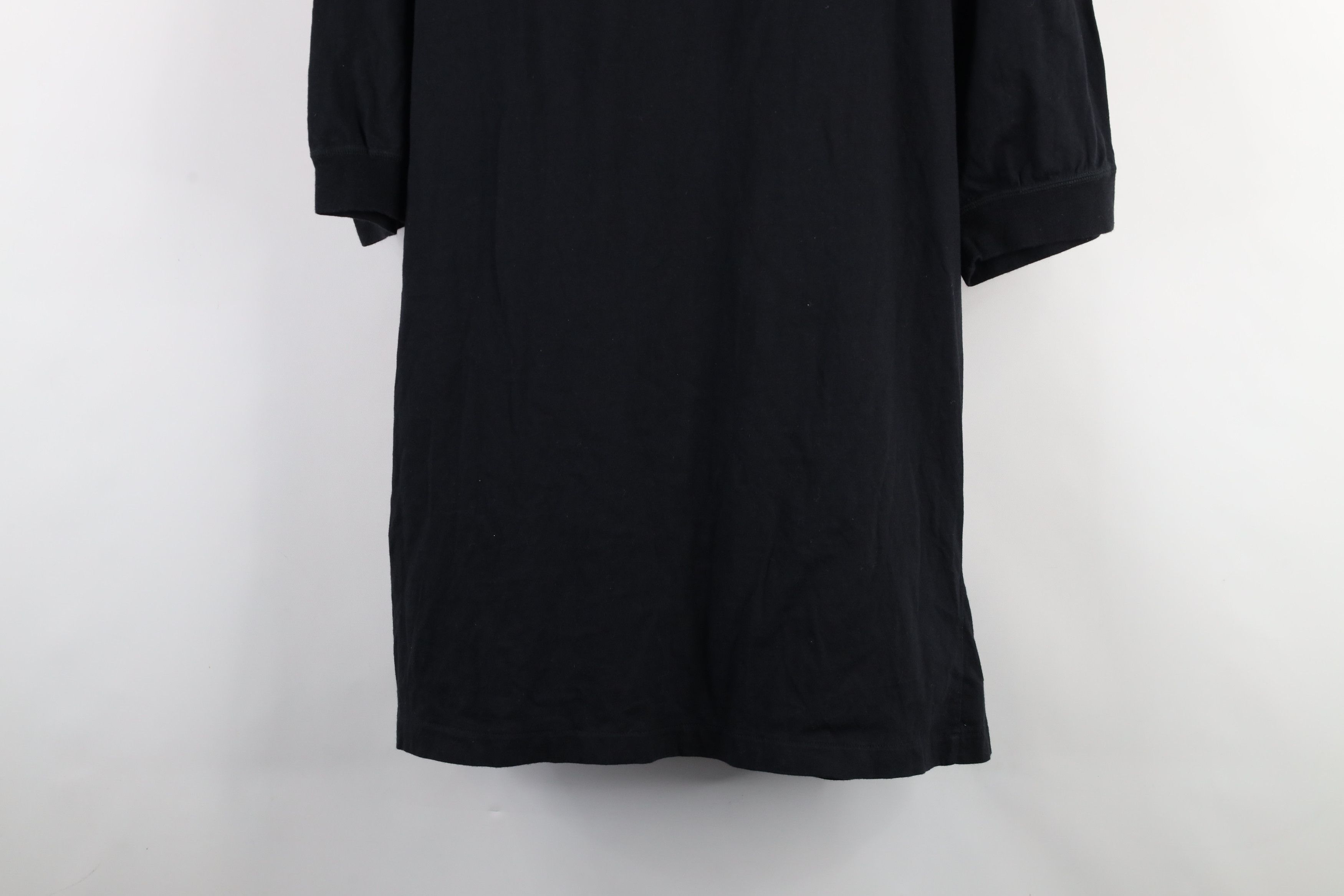 Vintage Vintage 90s Streetwear Blank Baggy Fit Cotton T-Shirt Black Size US XL / EU 56 / 4 - 9 Thumbnail