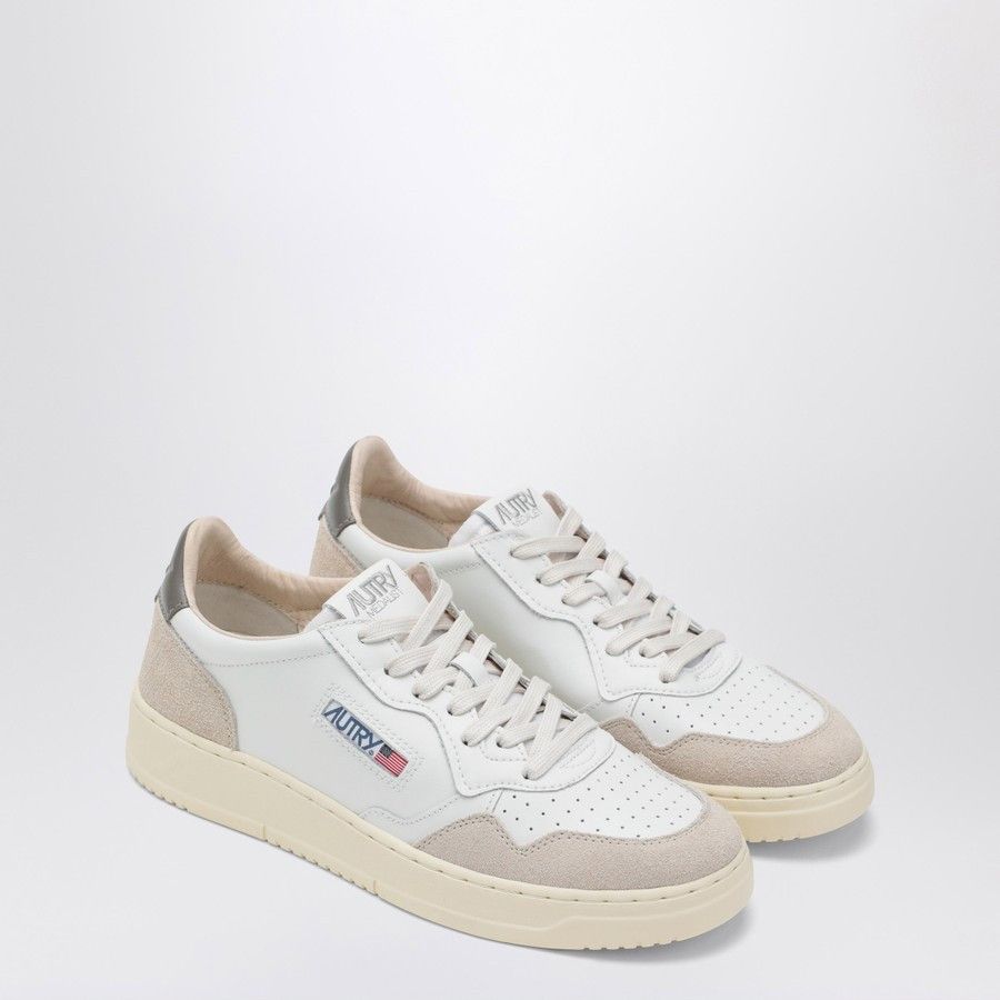 AUTRY o1d2blof0725 Leather Low-Top Sneakers in Multicolor Size US 11 / EU 44 - 2 Thumbnail