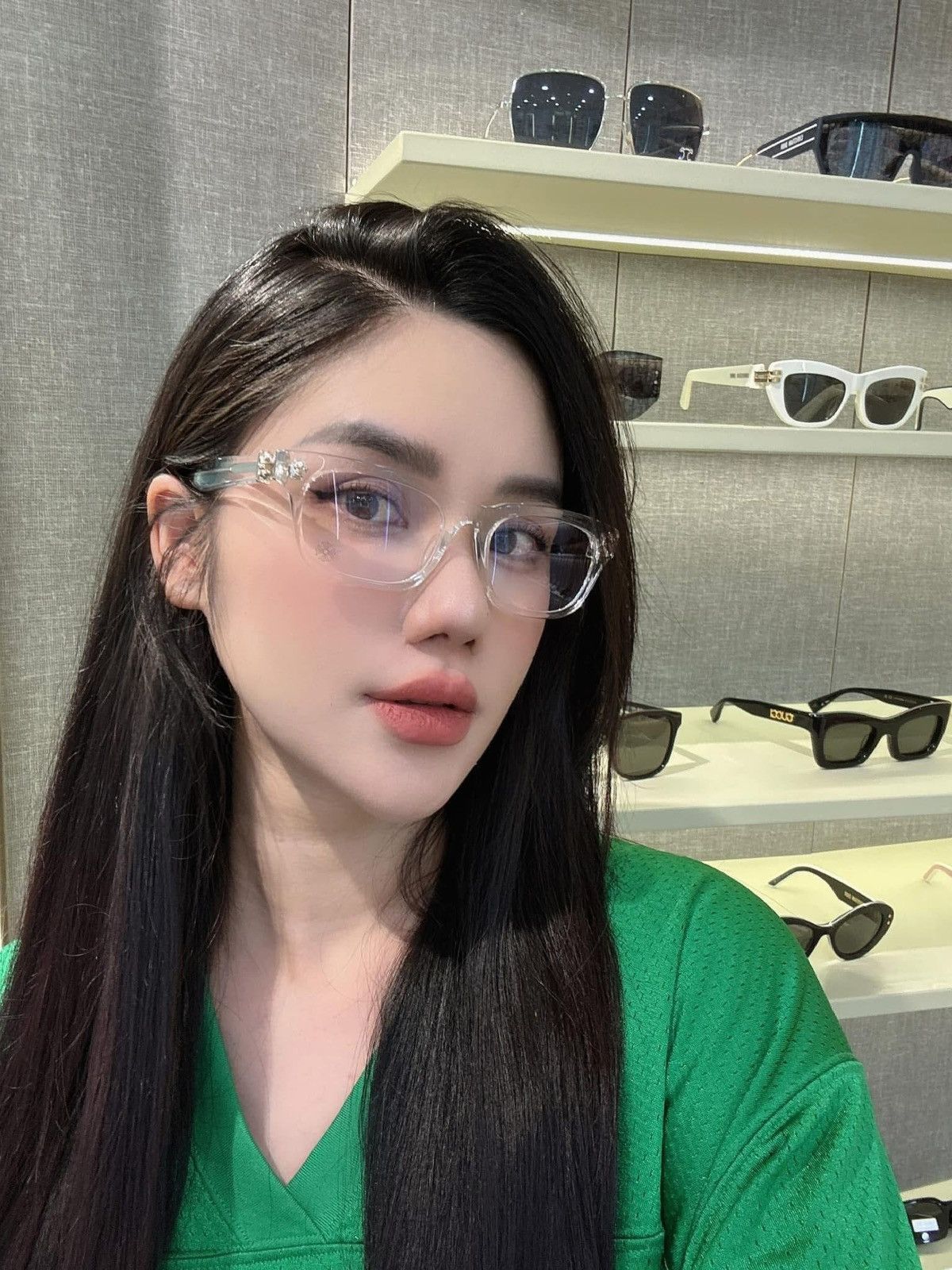 Chrome Hearts CHROME HEARTS GITTIN ANY ?-A CRYSTAL 18K GOLD PLATED GLASSES Size ONE SIZE - 13 Thumbnail