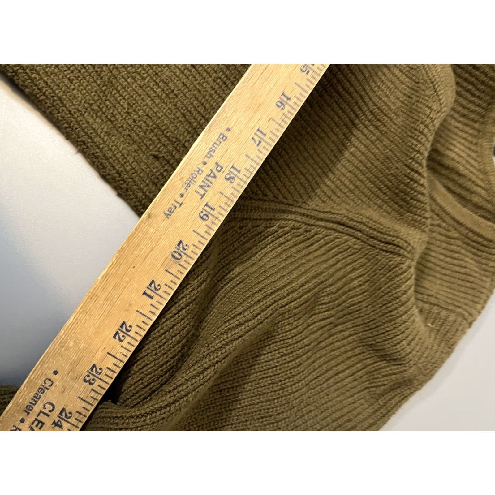 Gap GAP Womens Sweater L Brown Deep V-Neck Knit Stretch Pullover Casual Size L / US 10 / IT 46 - 6 Thumbnail