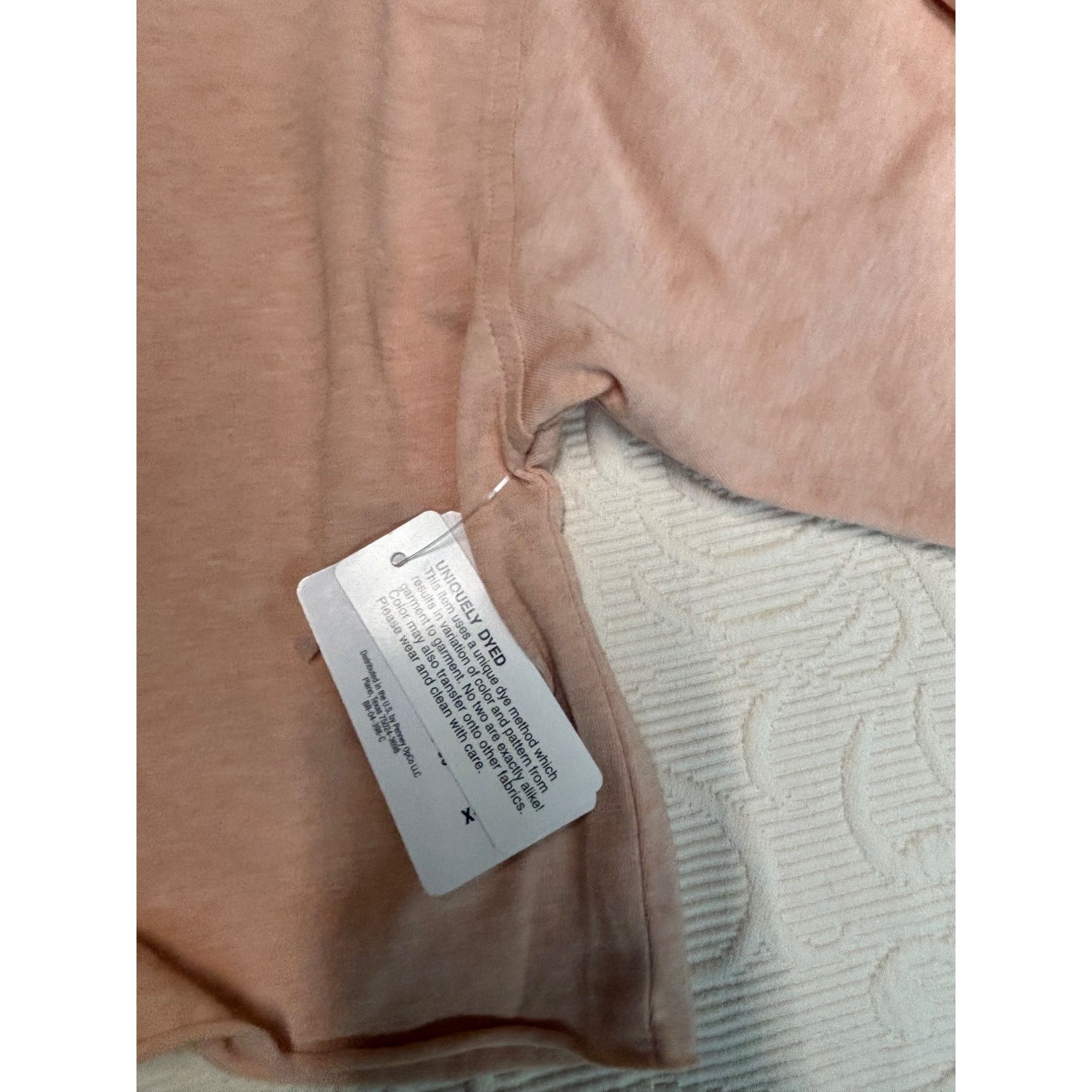 Other Flirtitude Terra Split Neck, Raw Hemline Cropped Tee, Blush, Size XS / US 0-2 / IT 36-38 - 8 Thumbnail