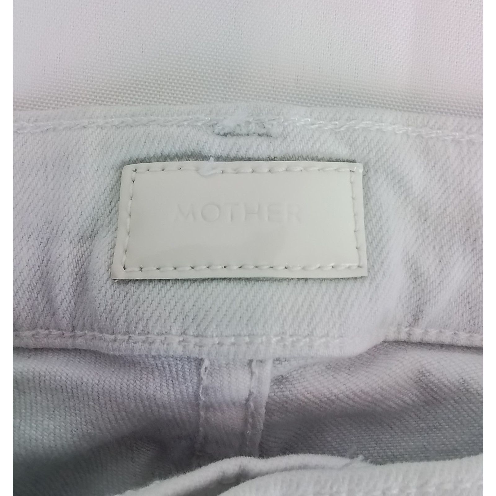 MOTHER Mother Mid Rise Dazzler Jeans Women's 31 x 27 White Size 31" - 6 Thumbnail