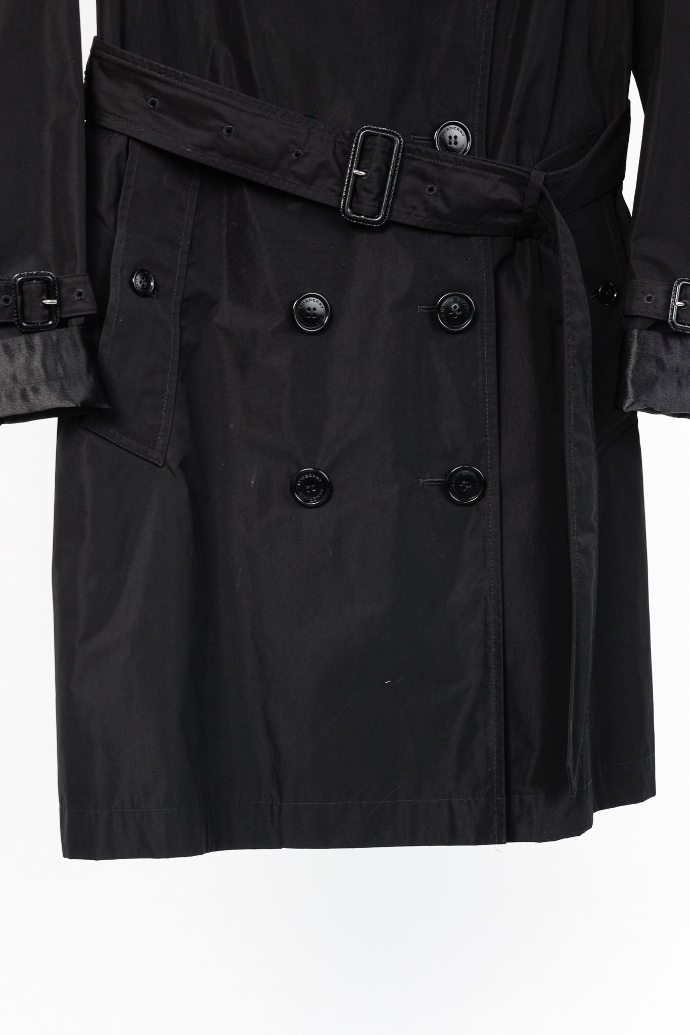 Burberry Burberry Kensington Taffeta Double-Breasted Trench Coat Size XS / US 0-2 / IT 36-38 - 9 Thumbnail