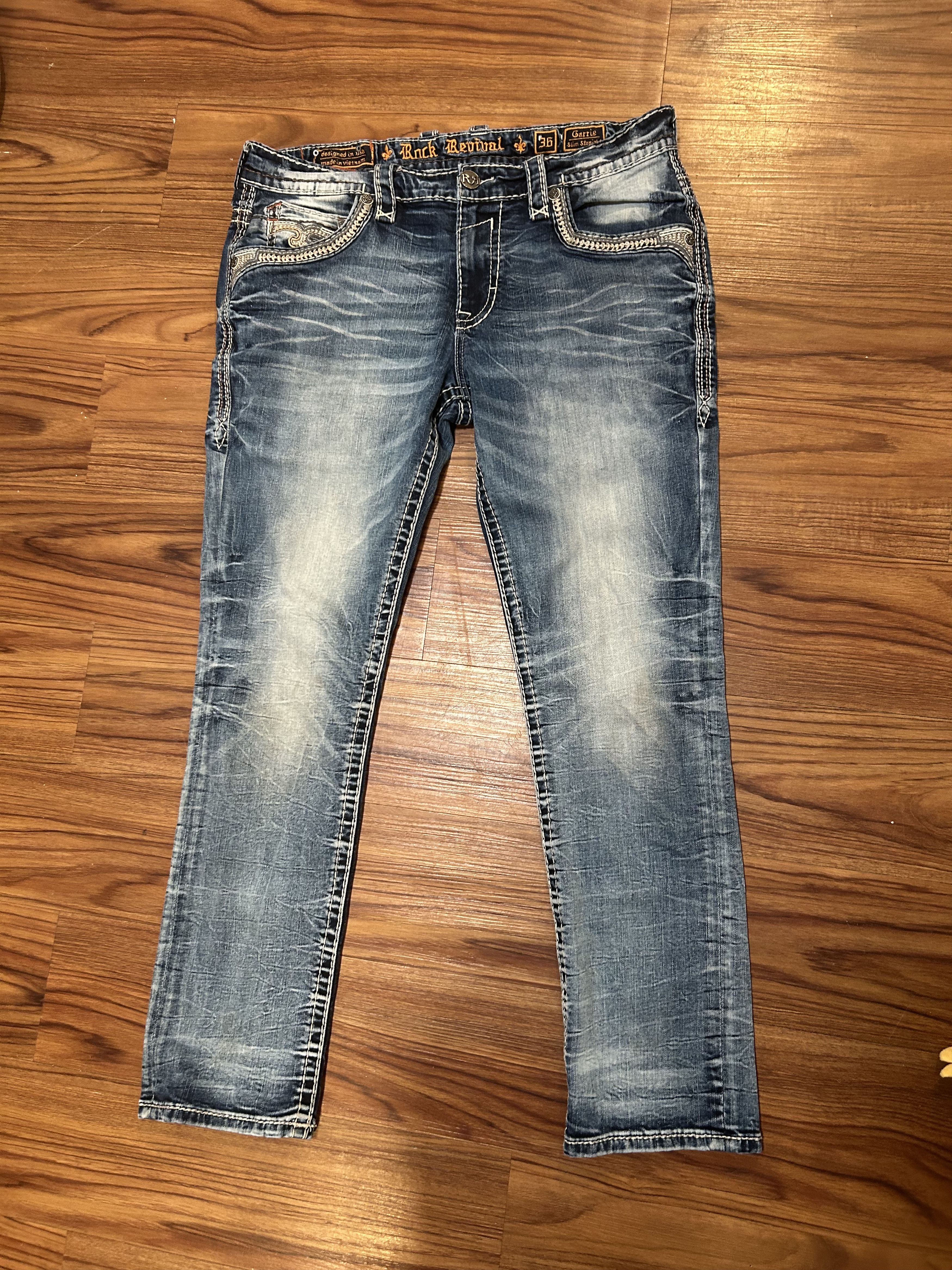 Rock Revival Garrie Slim Straight 36x30 Size US 36 / EU 52 - 5 Thumbnail
