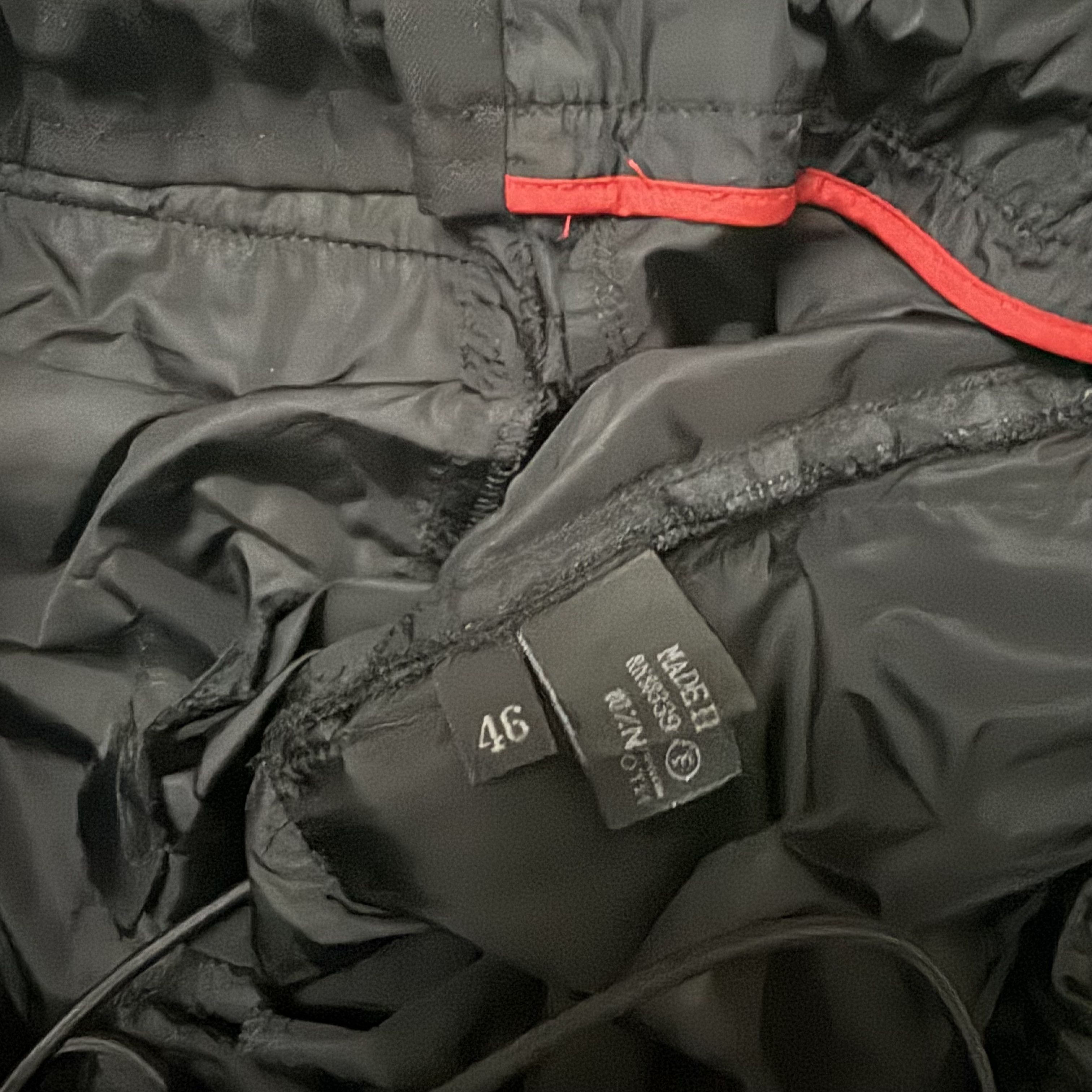 Prada × Vintage VTG Y2K Prada Technical Nylon Track Pants Desinger IT 46 Size US 28 / EU 44 - 4 Thumbnail