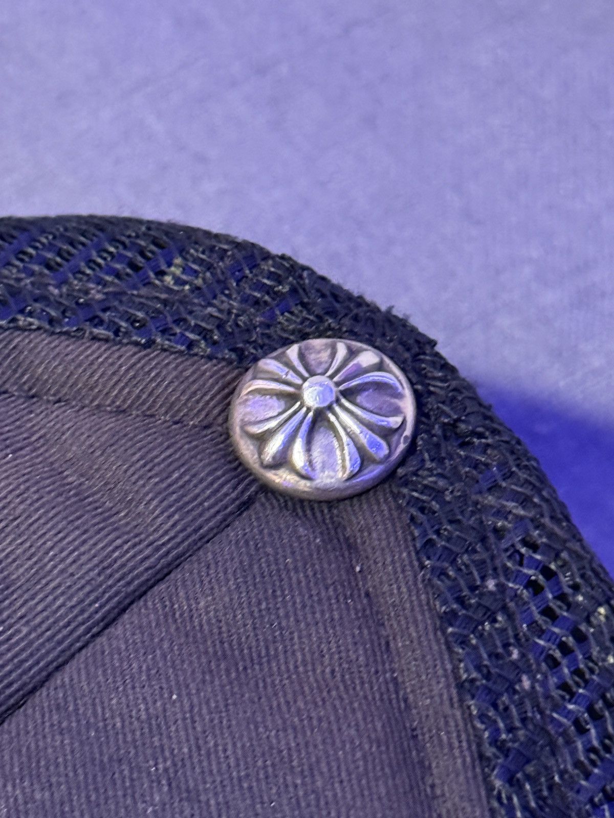 Chrome Hearts Vintage Chrome Hearts Tripple leather cross hat Size ONE SIZE - 3 Thumbnail