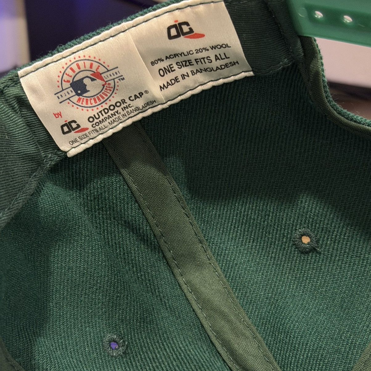 Vintage 1991 Twins Enterprise "Oakland Athletics" Snapback - OS Size ONE SIZE - 3 Thumbnail