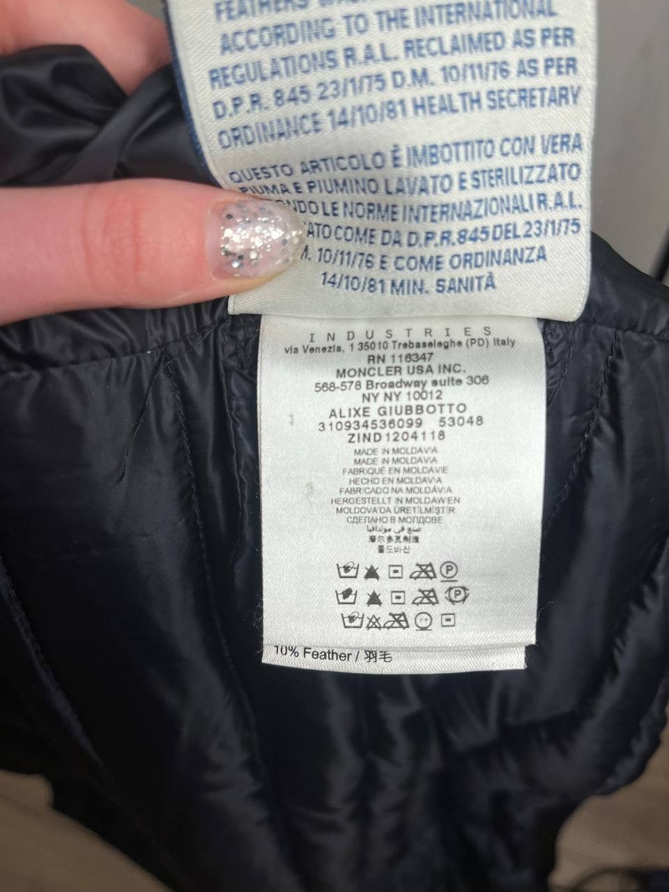 Moncler Moncler Alixe black puffer jacket Size S / US 4 / IT 40 - 8 Thumbnail