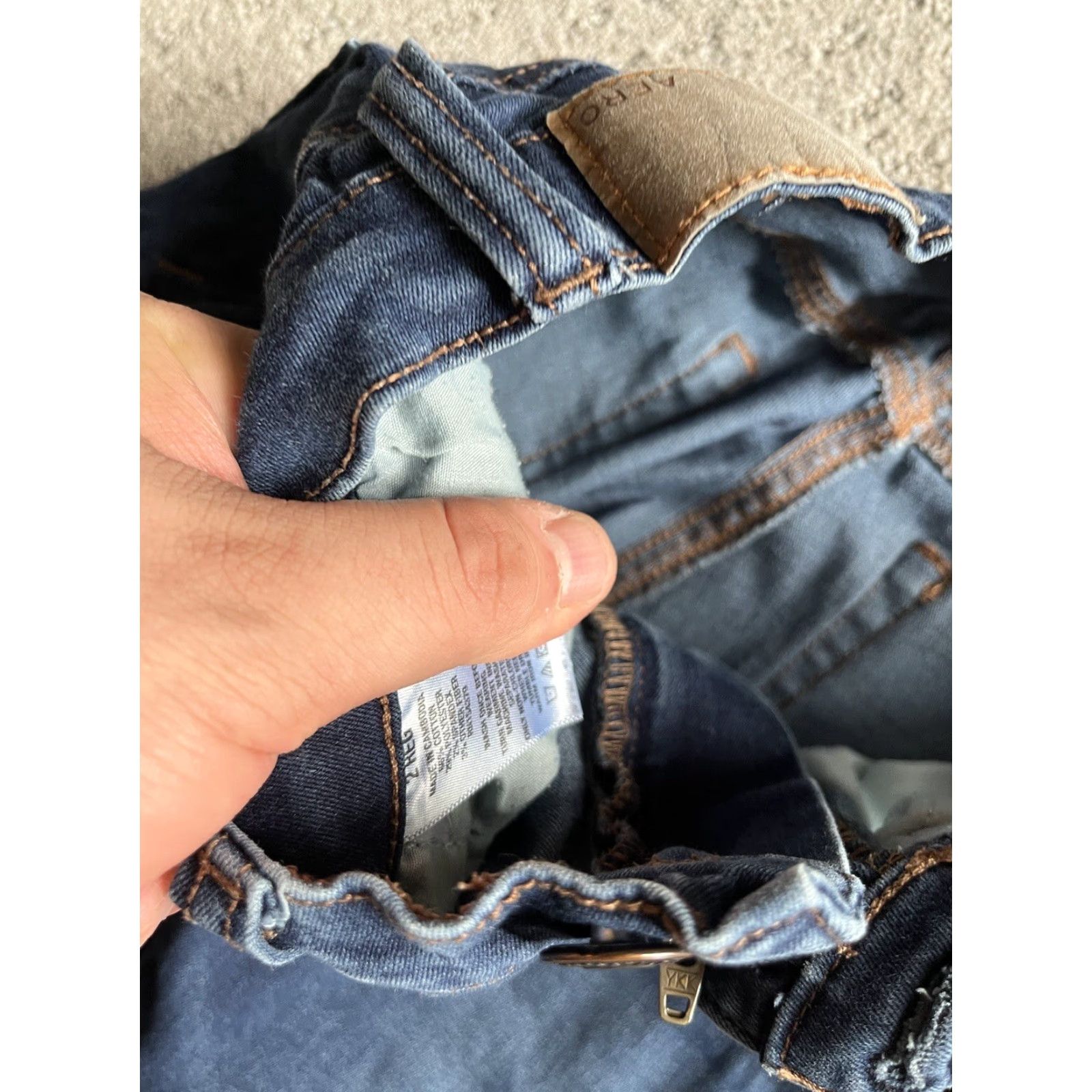 Vintage Aéropostale Denim Jegging Women's Size 2 Regular Low Rise Blue 5-Pocket Size 26" / US 2 / IT 38 - 6 Thumbnail