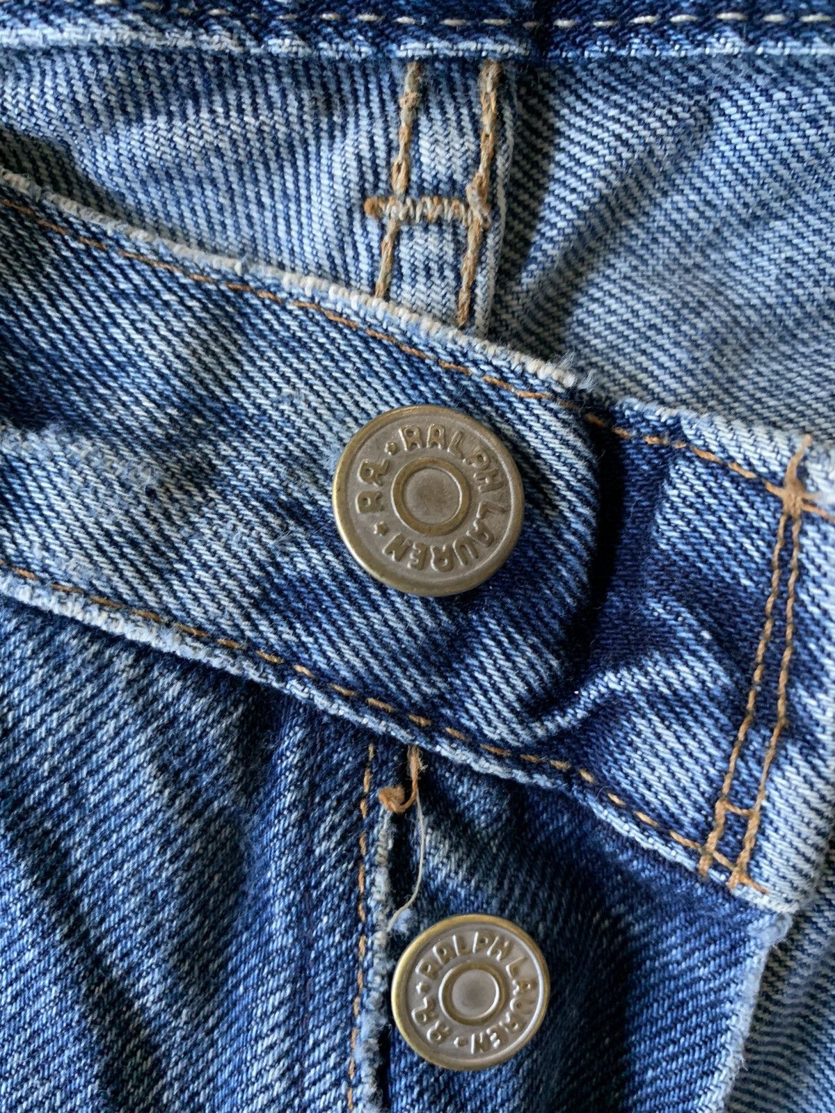 RRL Ralph Lauren Vintage Double RRL Ralph Lauren Made In Usa Distressed Denim Size US 30 / EU 46 - 13 Thumbnail
