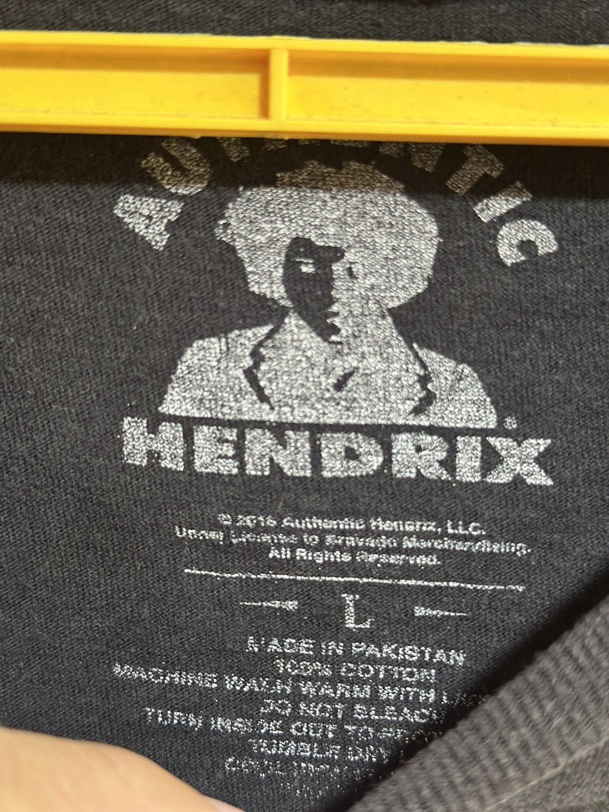 Band Tees Thrashed Vintage Jimi Hendrix America Flag Distress Tee Size US L / EU 52-54 / 3 - 5 Thumbnail