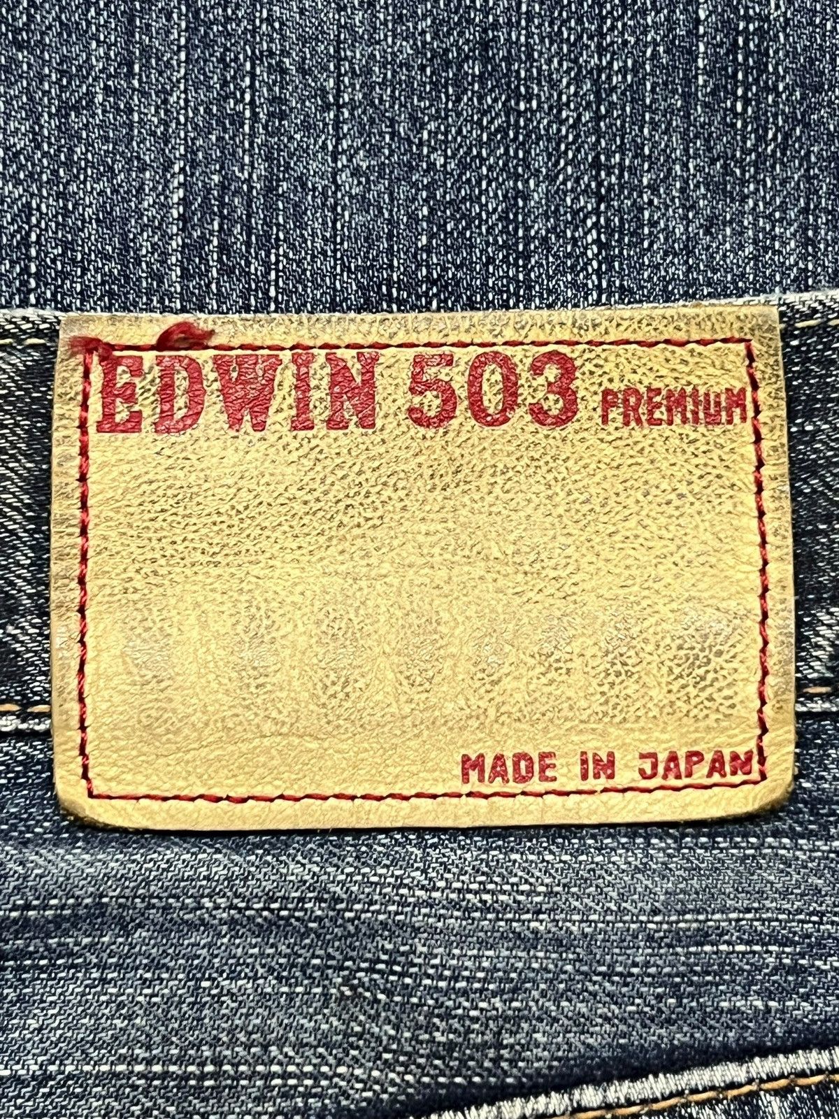 Edwin Vintage Edwin 503 Japan - Faded Rusty Wash, Distressed Jeans Size US 35 - 12 Thumbnail