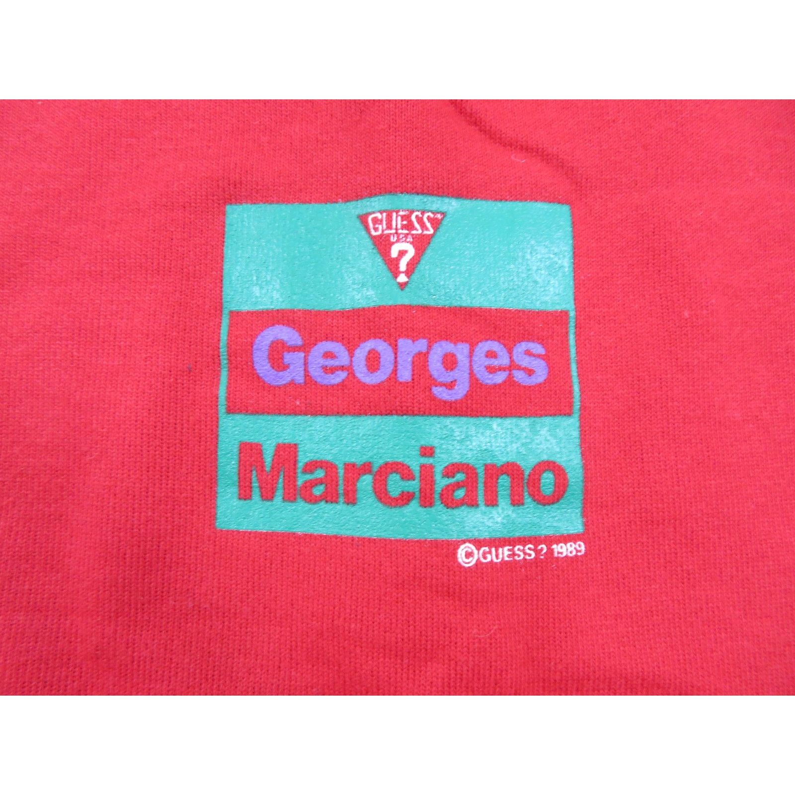 Guess Guess Georges Marciano 1980s Sweatshirt Red Sz One Size XL? Size US XL / EU 56 / 4 - 2 Thumbnail