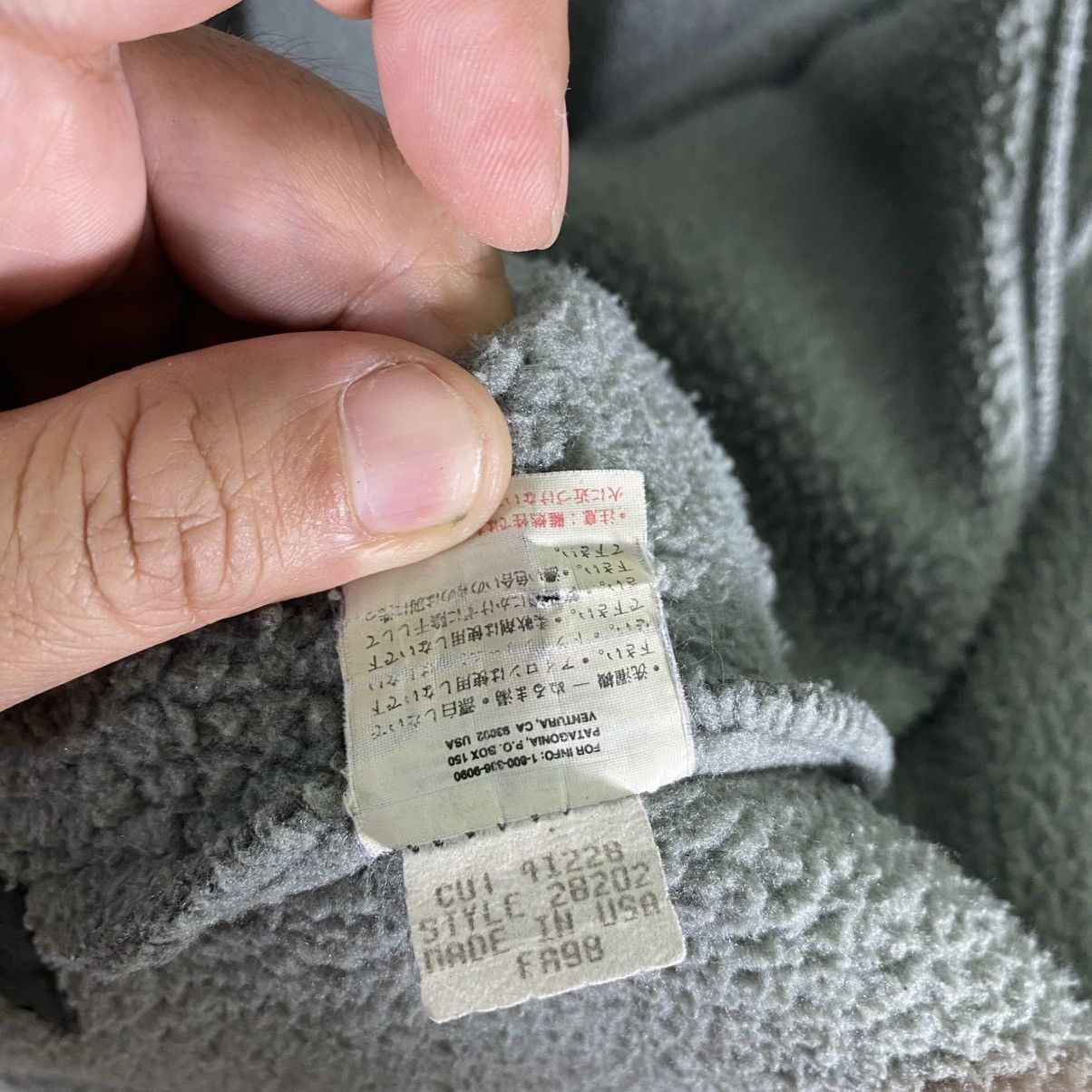 Patagonia Vintage 90s Patagonia Fleece Snap Button Jacket Size US L / EU 52-54 / 3 - 10 Thumbnail