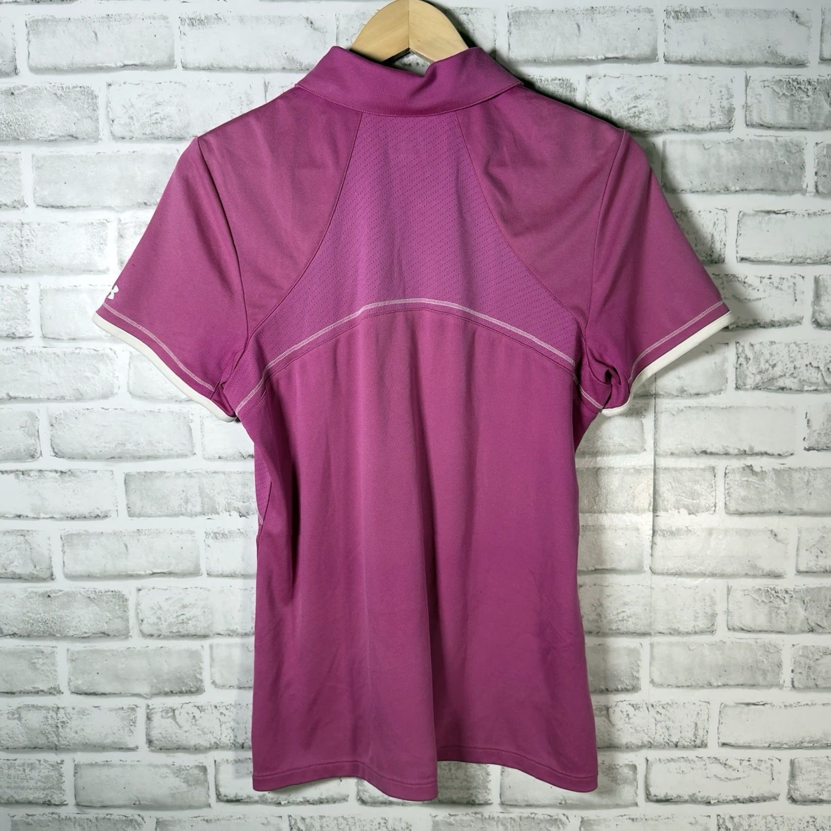 Under Armour Under Armour Polo Shirt Women M Pink Athletic Activewear Womens Size M / US 6-8 / IT 42-44 - 5 Thumbnail