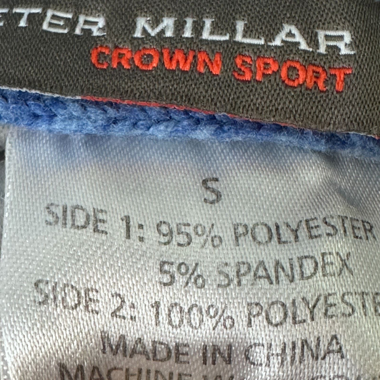Peter Millar Peter Millar Crown Sport Fleece Vest Men's Small Blue Gray Size US S / EU 44-46 / 1 - 8 Thumbnail