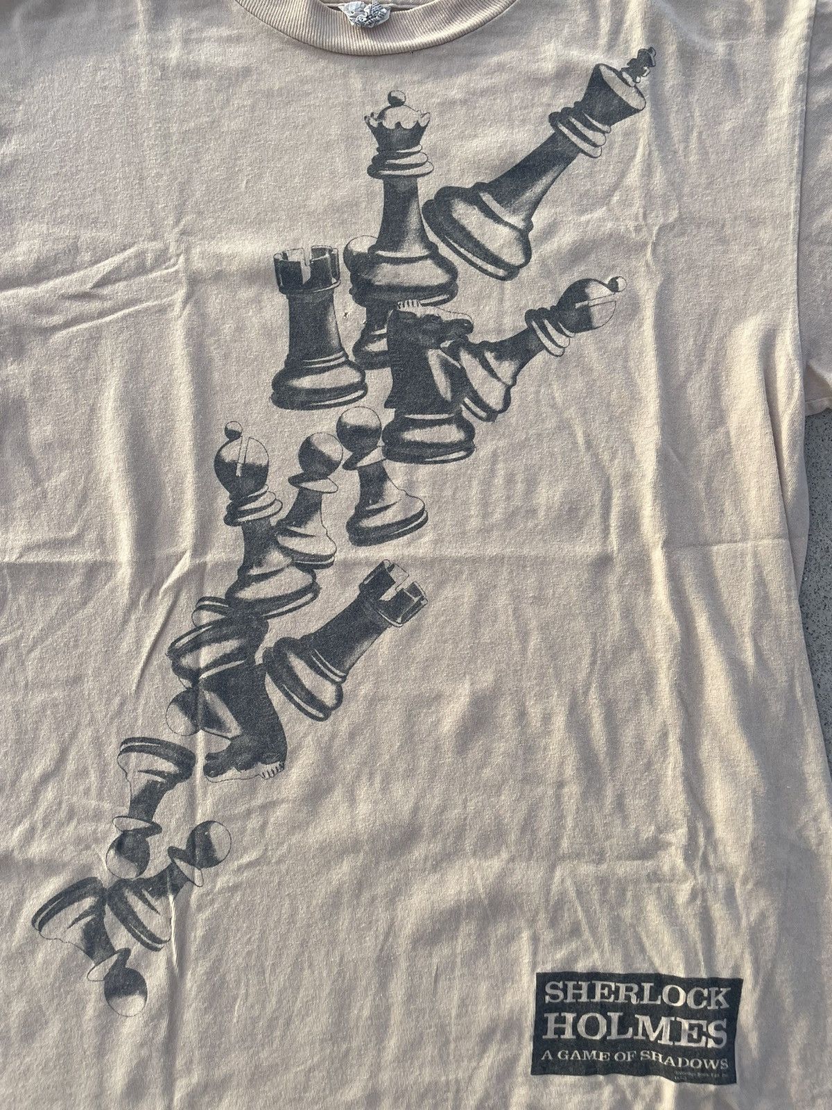 Vintage × Warner Bros Sherlock Holmes A Game Of Shadows Movie T-shirt Size US M / EU 48-50 / 2 - 3 Thumbnail
